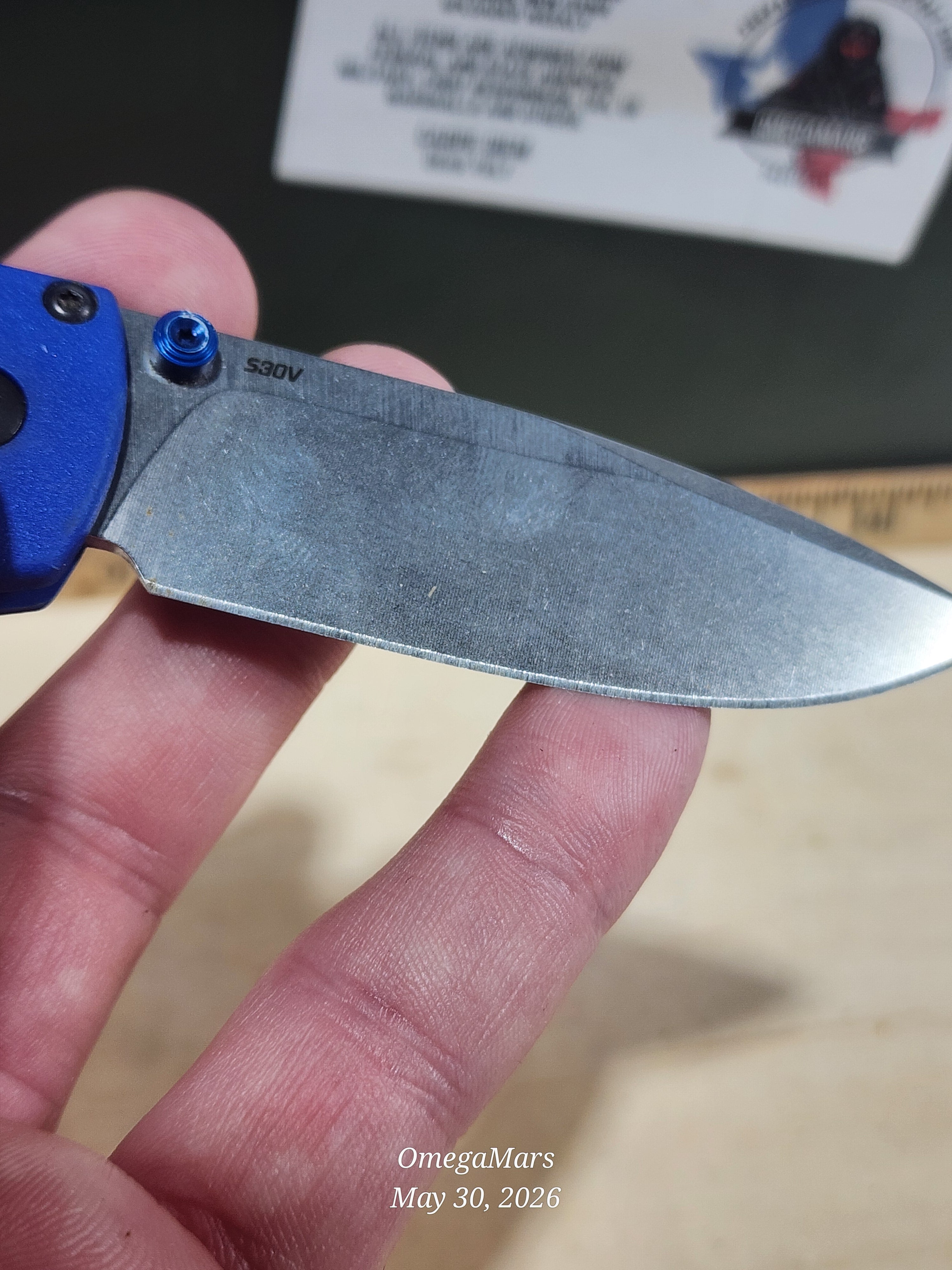 BENCHMADE 535 Bugout S30V - Light Usage - Dirty #3