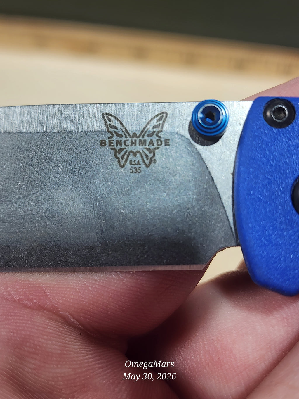 BENCHMADE 535 Bugout S30V - Light Usage - Dirty #3