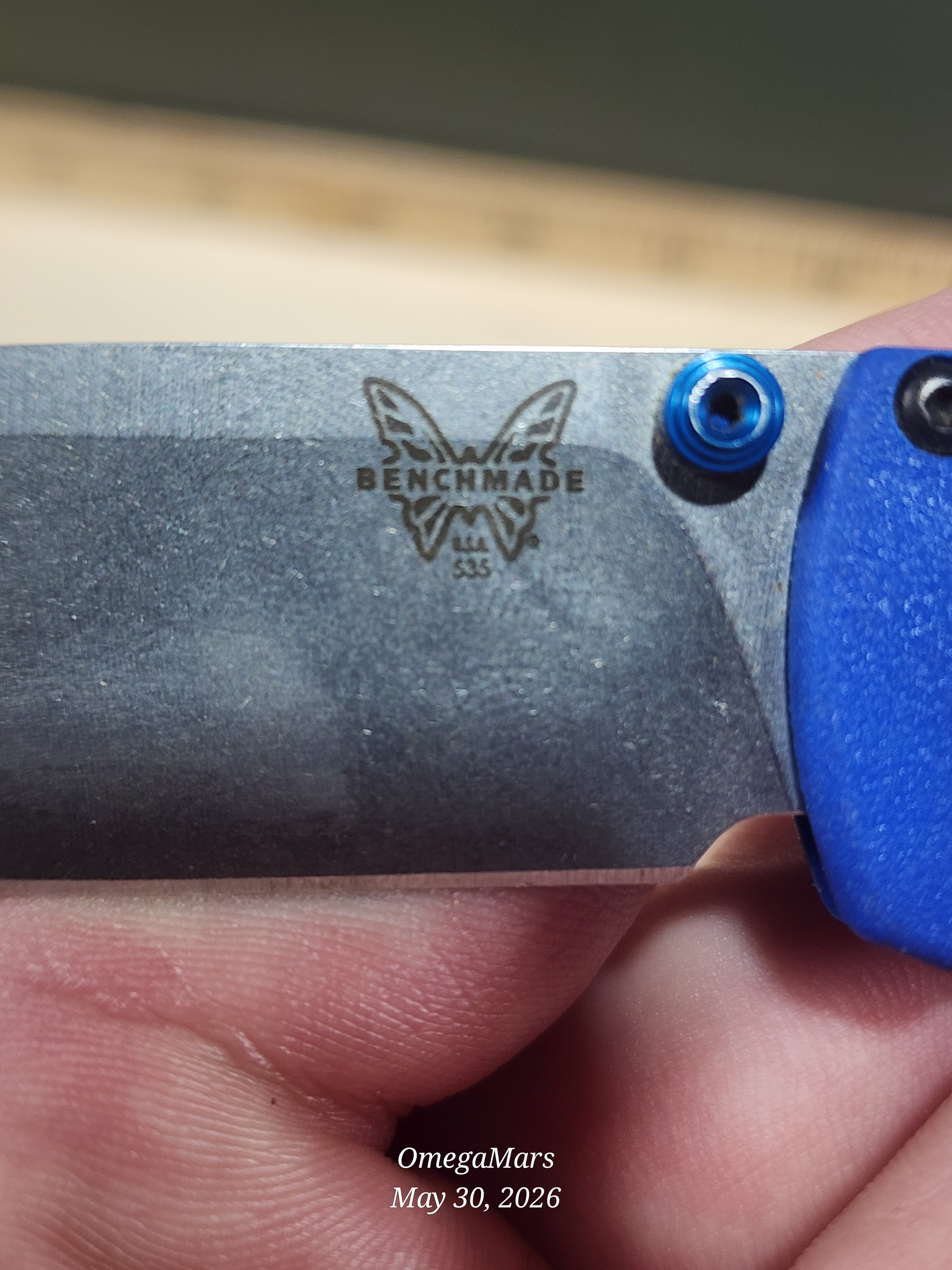 BENCHMADE 535 Bugout S30V - Light Usage - Dirty #3