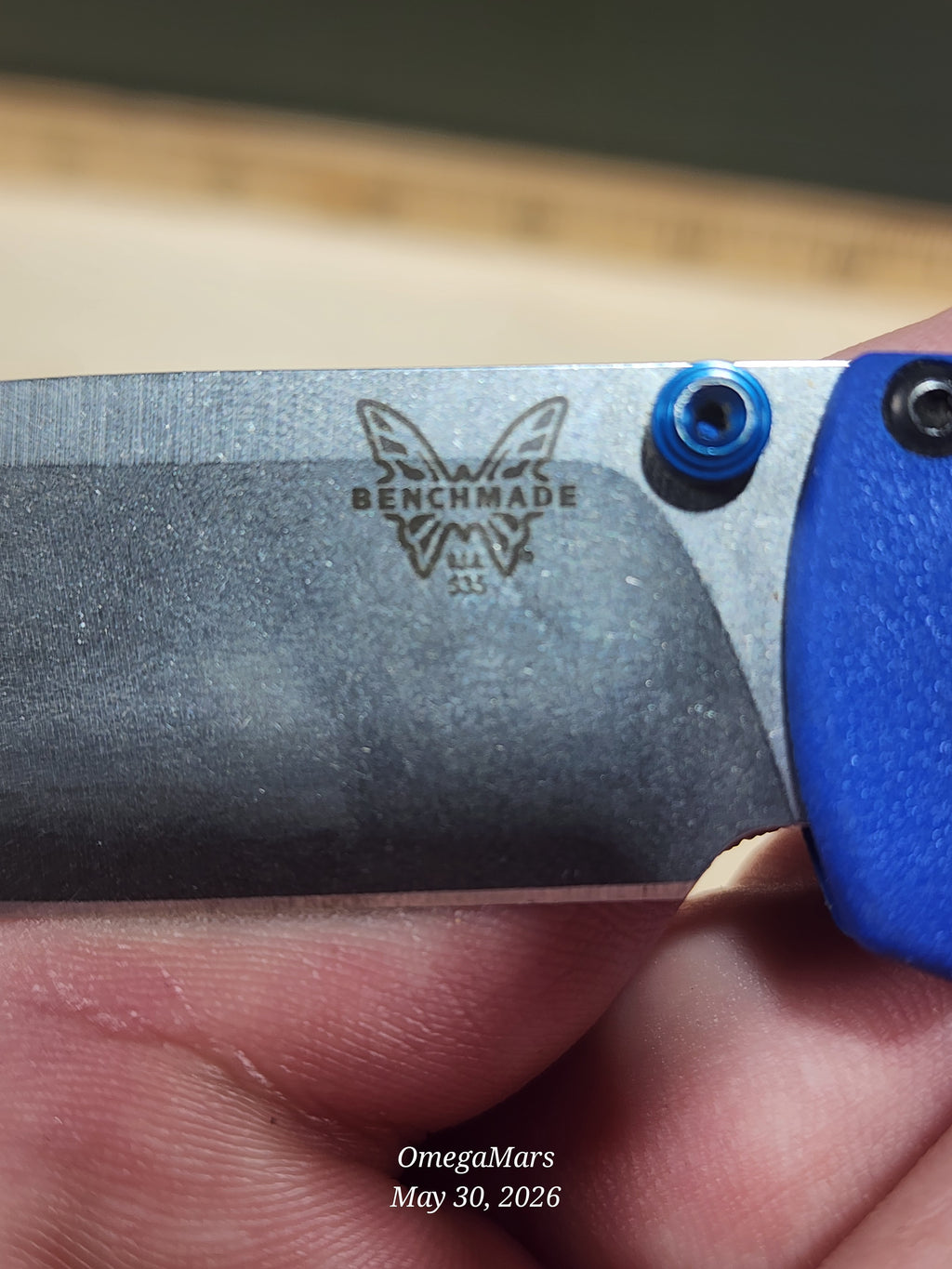 BENCHMADE 535 Bugout S30V - Light Usage - Dirty #3
