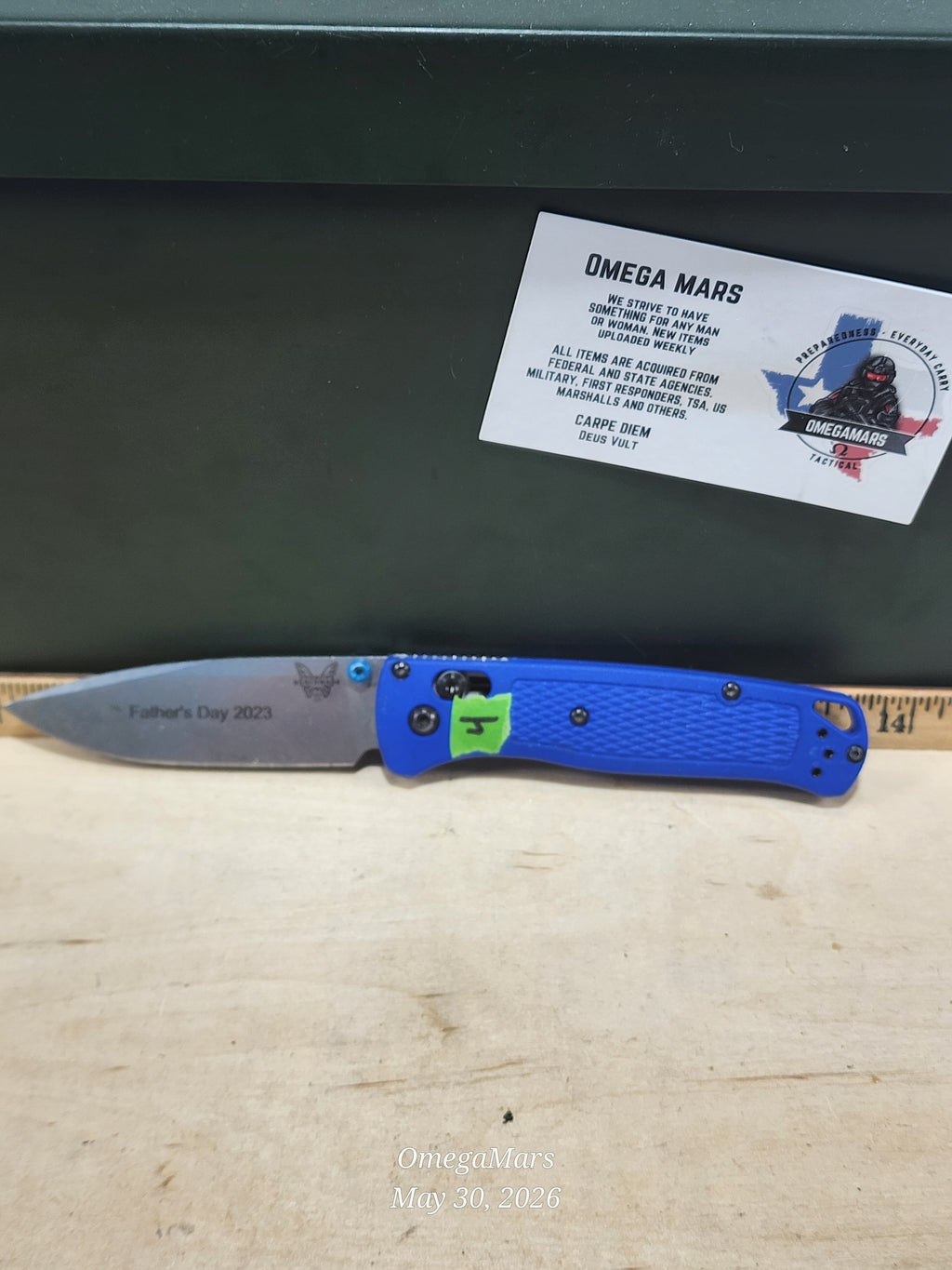 BENCHMADE 535 Bugout S30V - Light Usage - Dirty #4