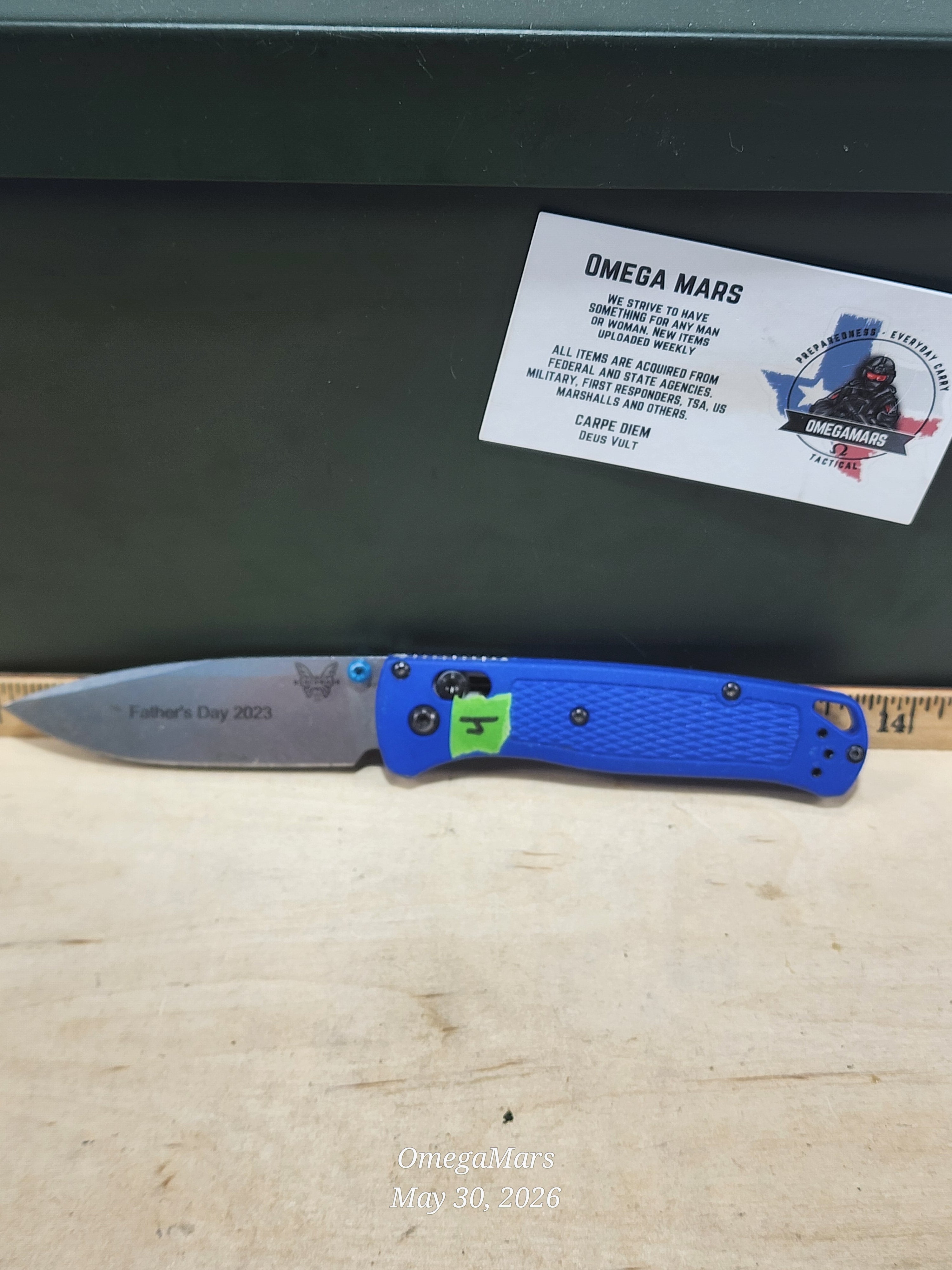 BENCHMADE 535 Bugout S30V - Light Usage - Dirty #4