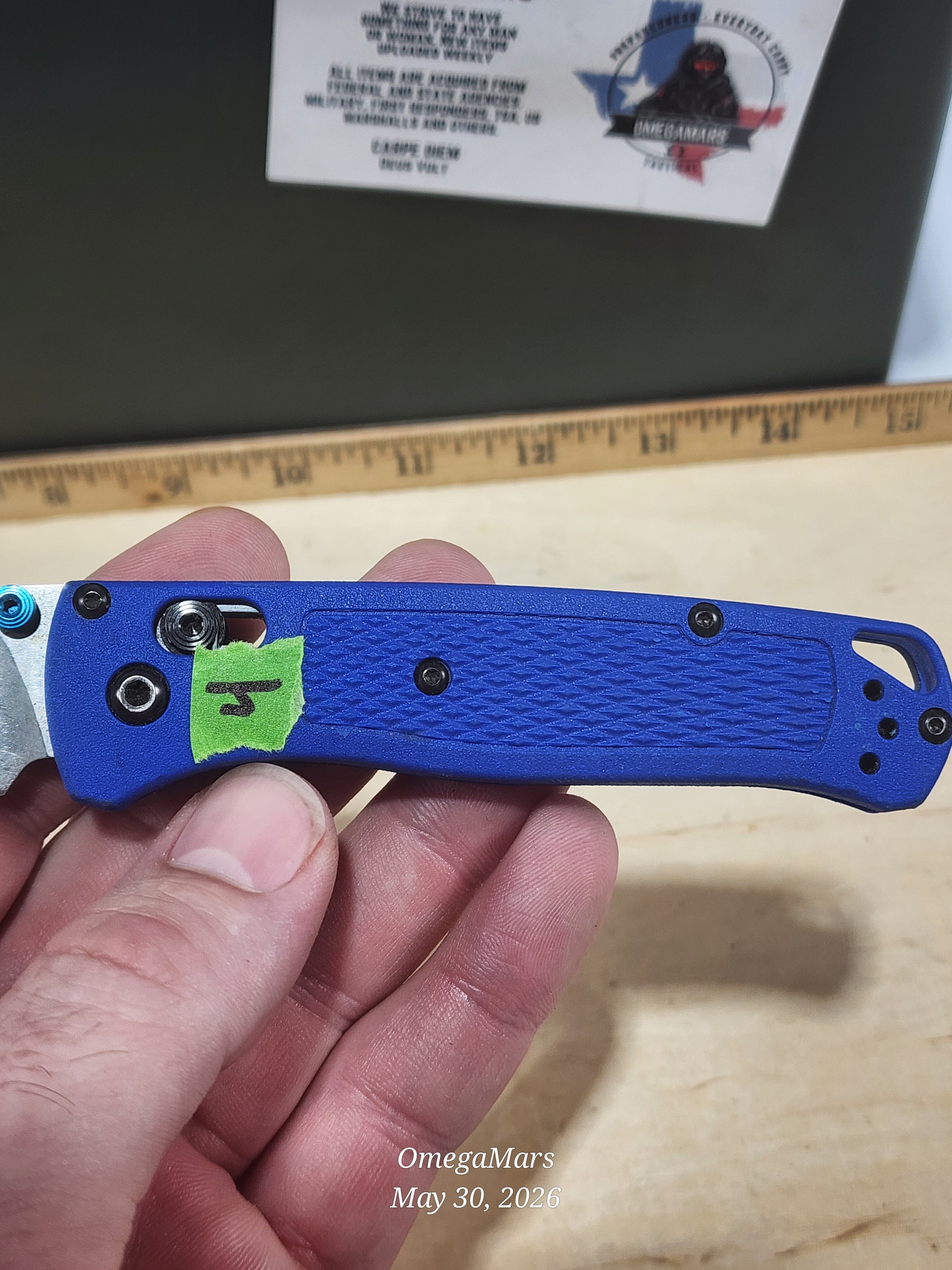 BENCHMADE 535 Bugout S30V - Light Usage - Dirty #4
