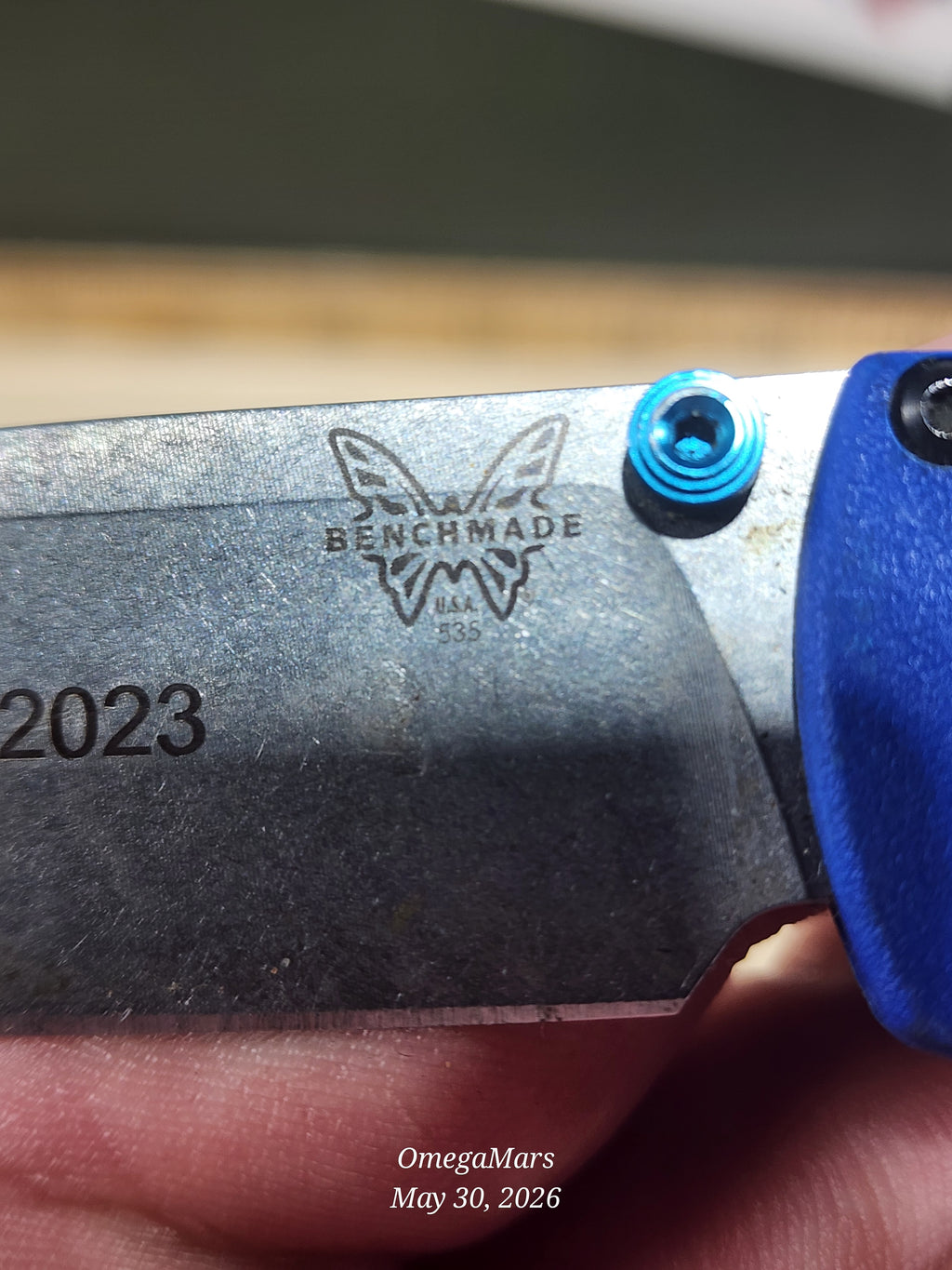 BENCHMADE 535 Bugout S30V - Light Usage - Dirty #4