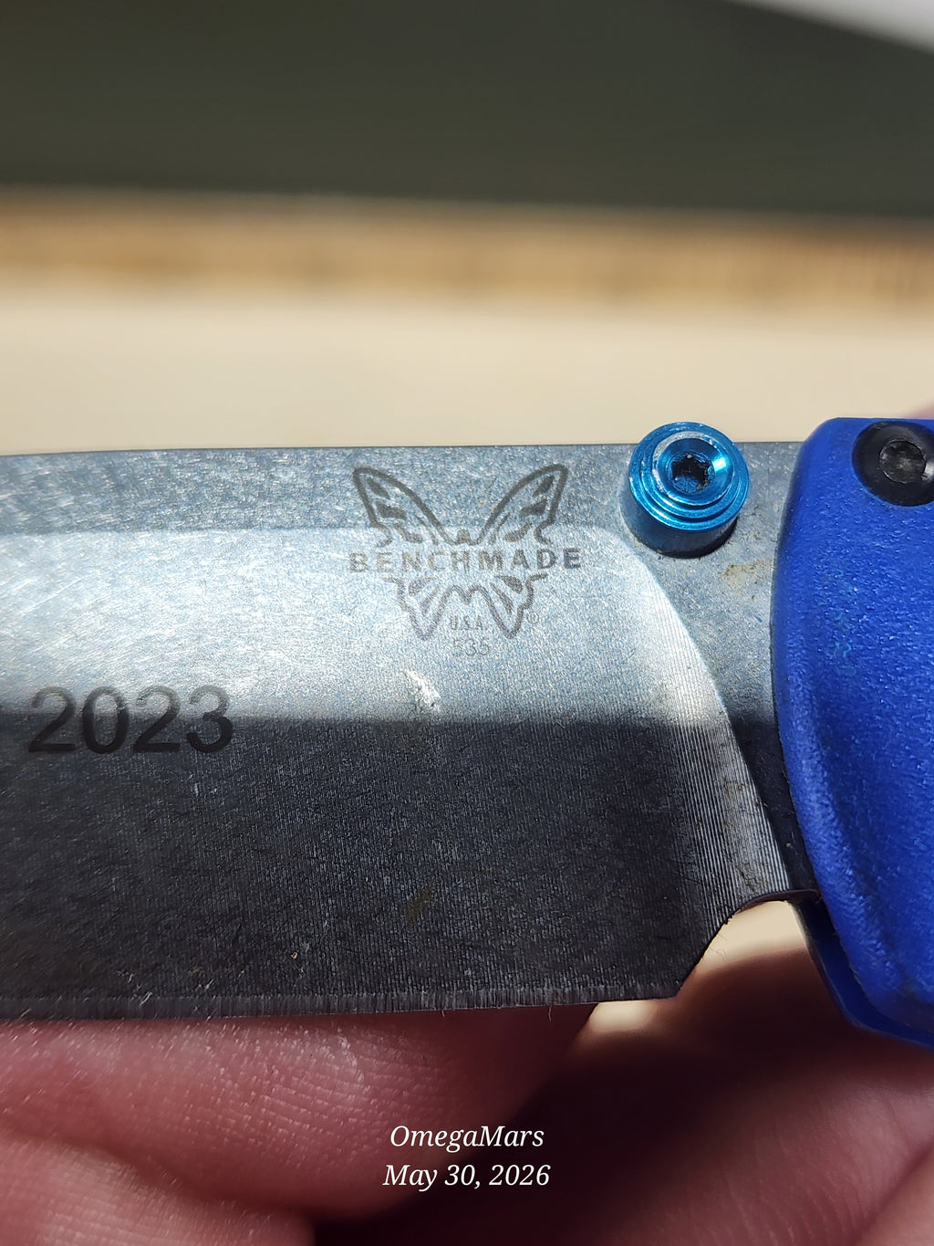 BENCHMADE 535 Bugout S30V - Light Usage - Dirty #4