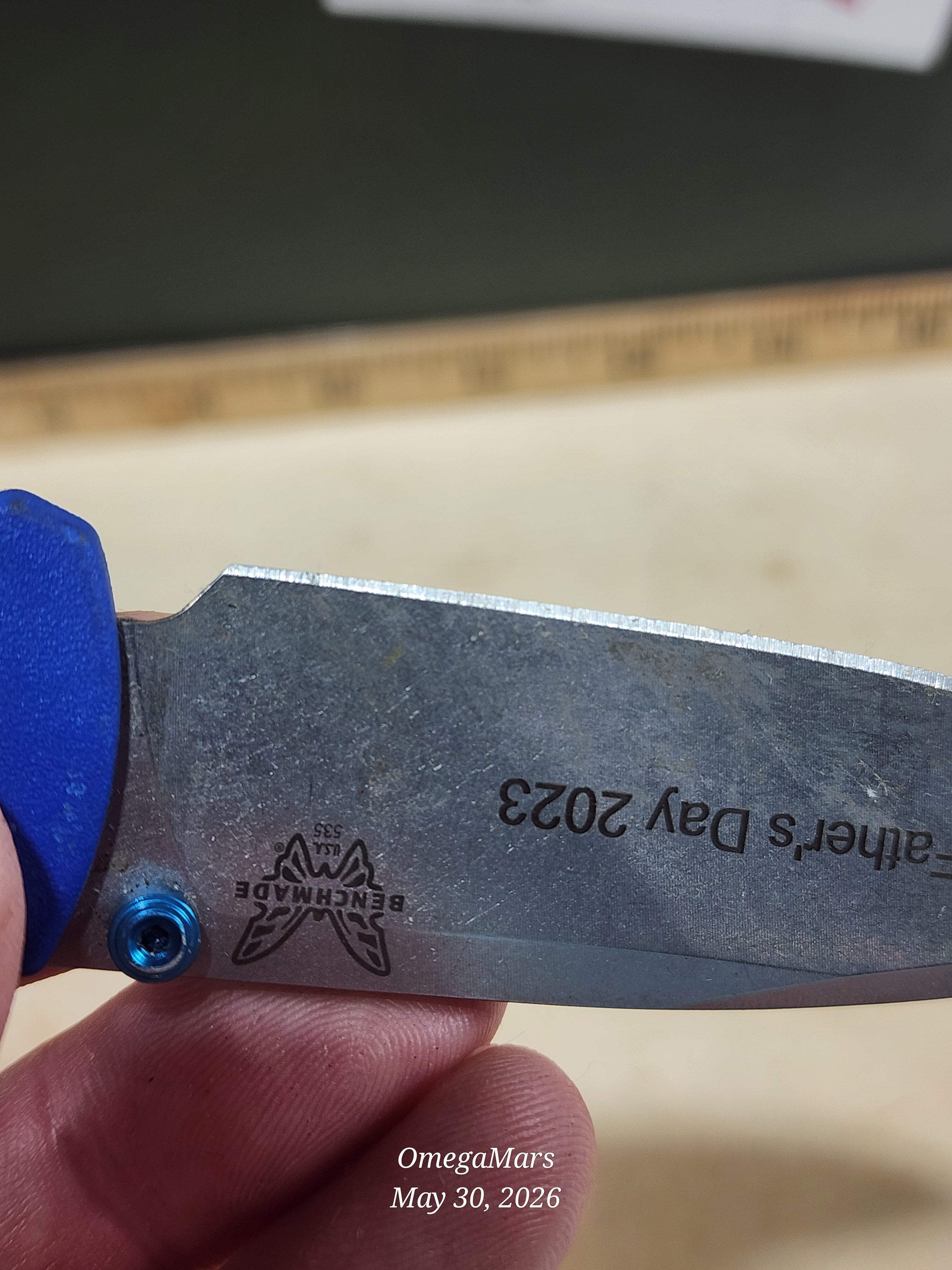BENCHMADE 535 Bugout S30V - Light Usage - Dirty #4