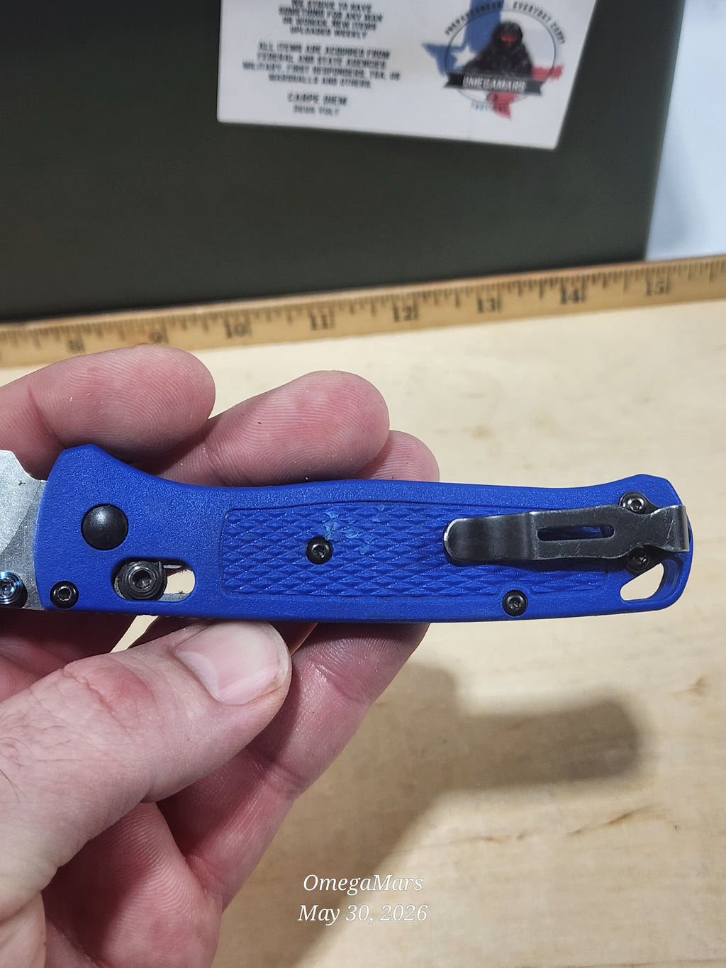 BENCHMADE 535 Bugout S30V - Light Usage - Dirty #5