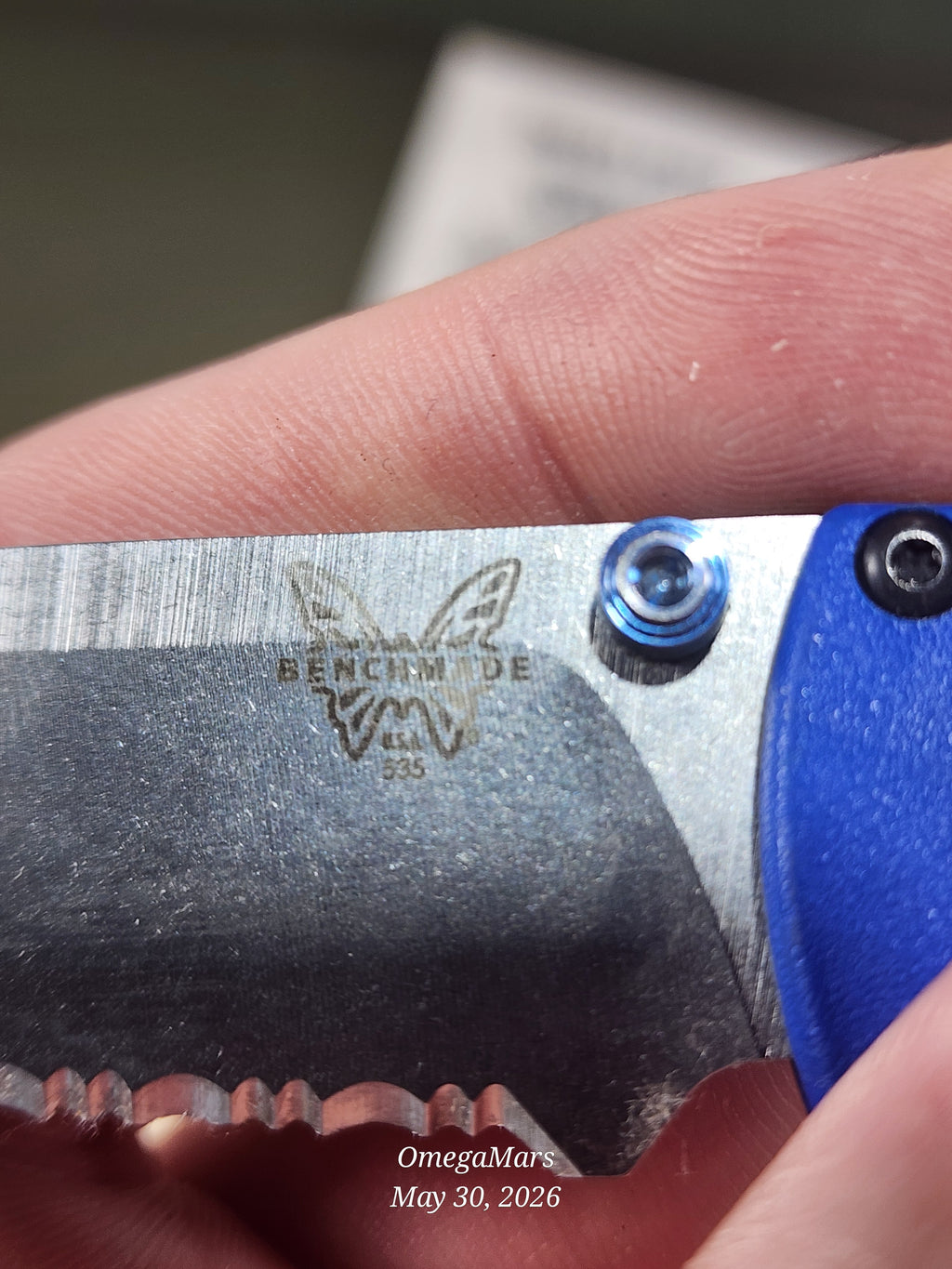 BENCHMADE 535 Bugout S30V - Light Usage - Dirty #5