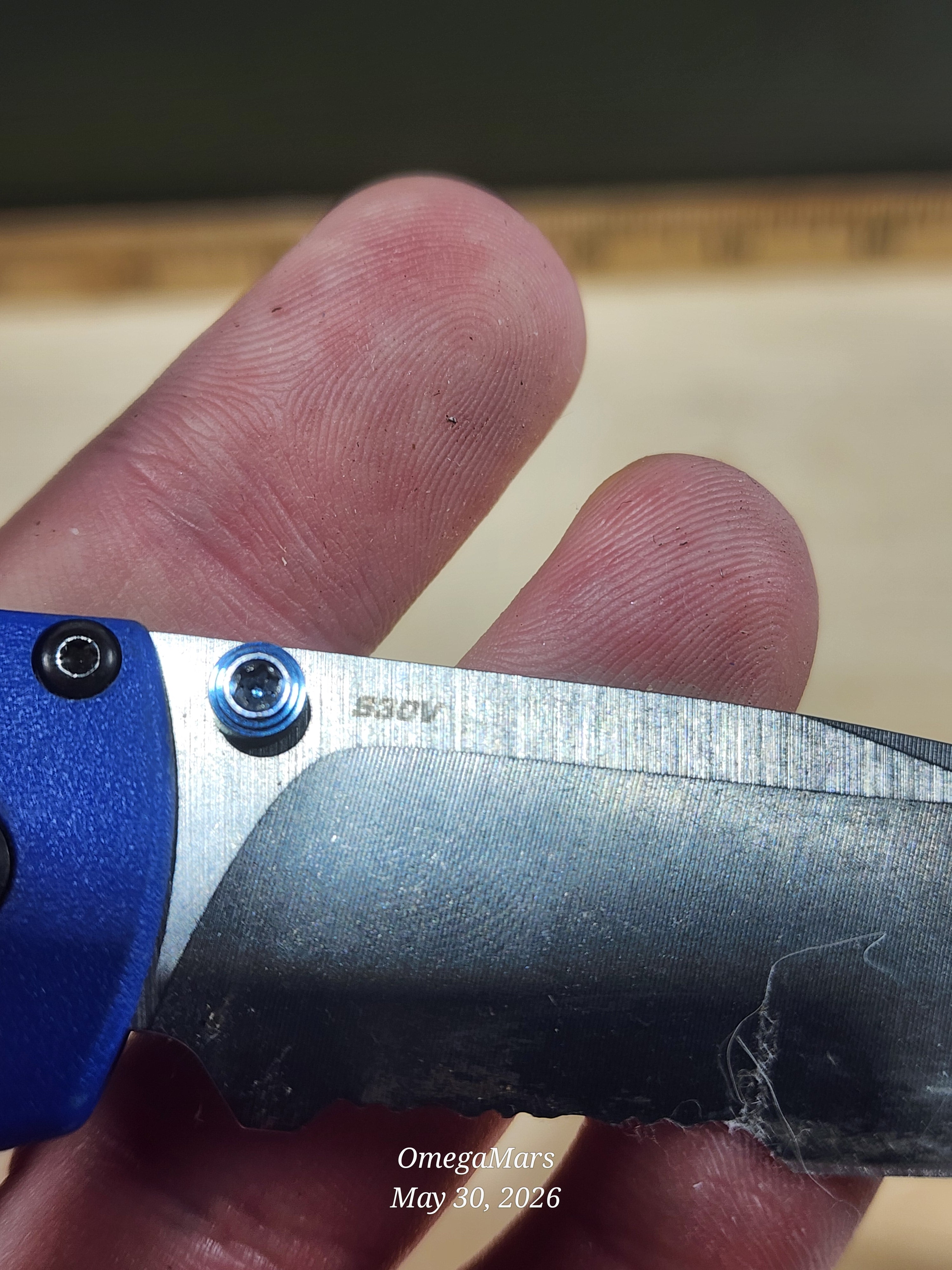 BENCHMADE 535 Bugout S30V - Light Usage - Dirty #5