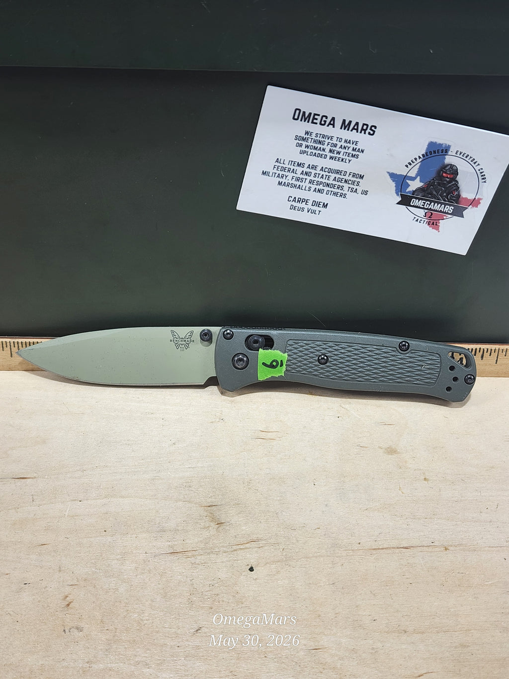 BENCHMADE 535 Bugout S30V - Light Usage - Dirty #6