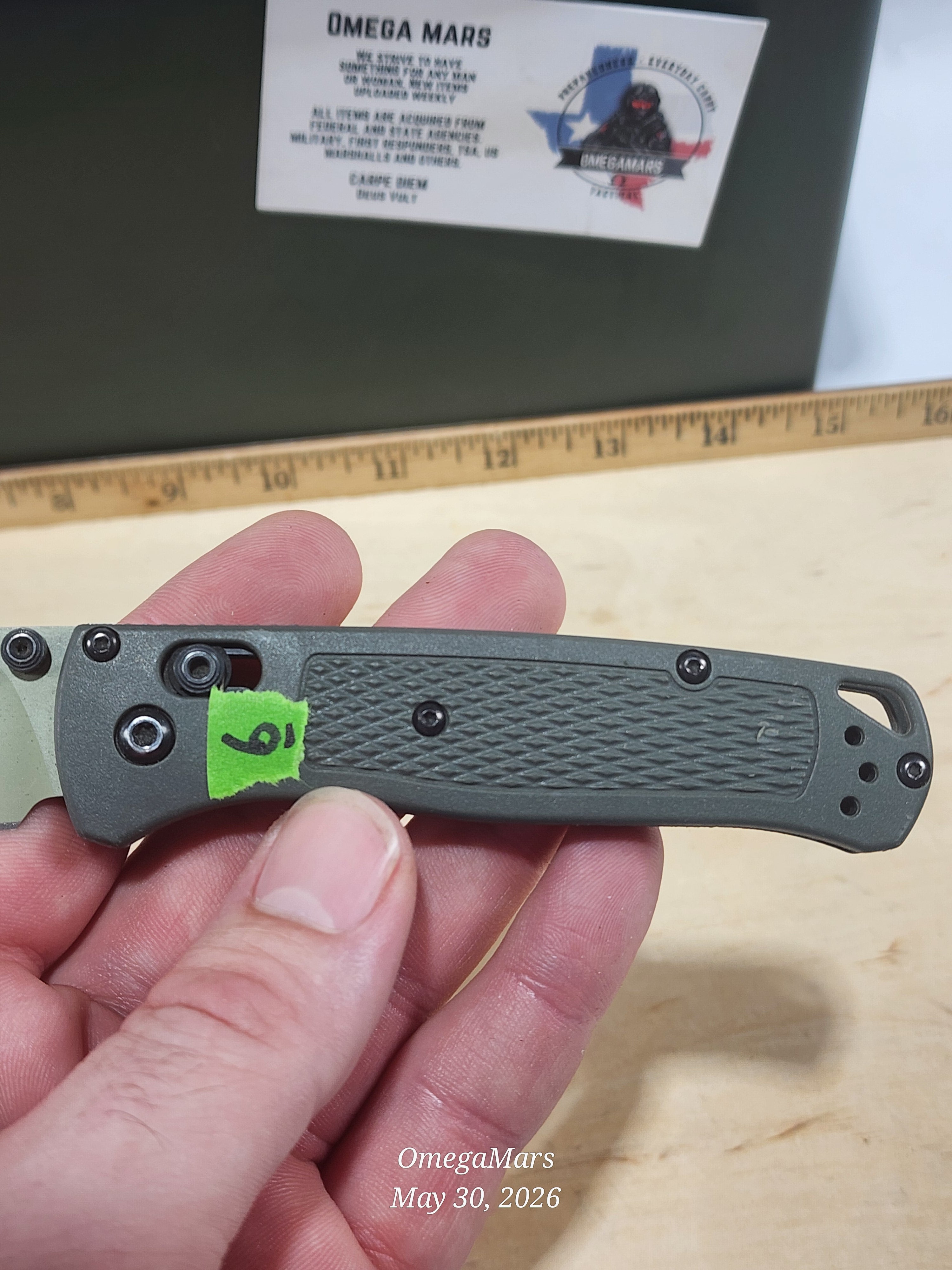 BENCHMADE 535 Bugout S30V - Light Usage - Dirty #6