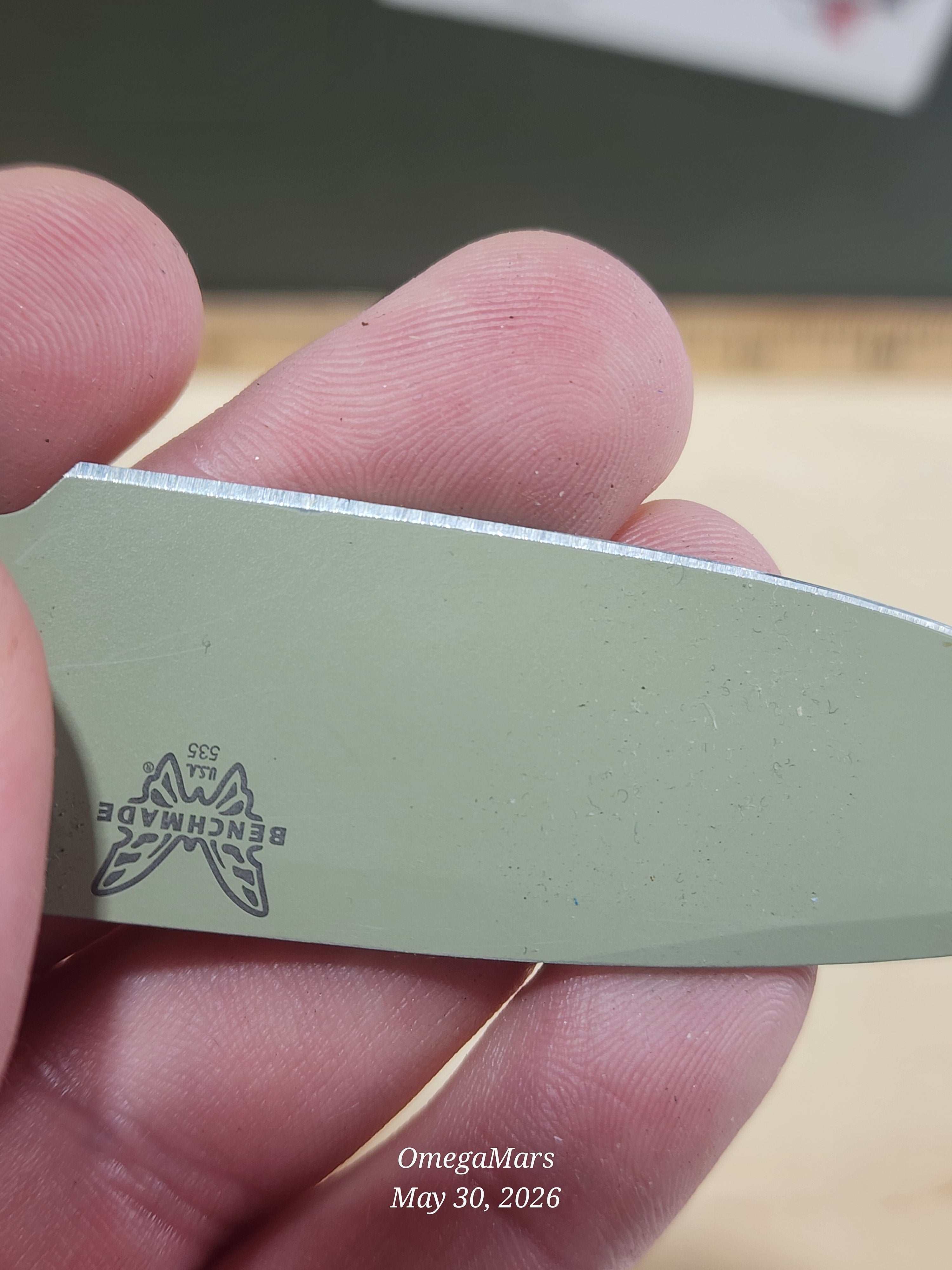 BENCHMADE 535 Bugout S30V - Light Usage - Dirty #6