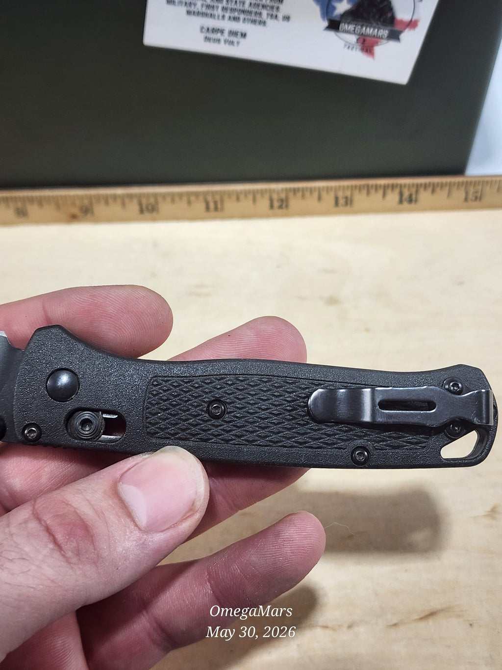 BENCHMADE 535 Bugout S30V - Light Usage - Dirty #7