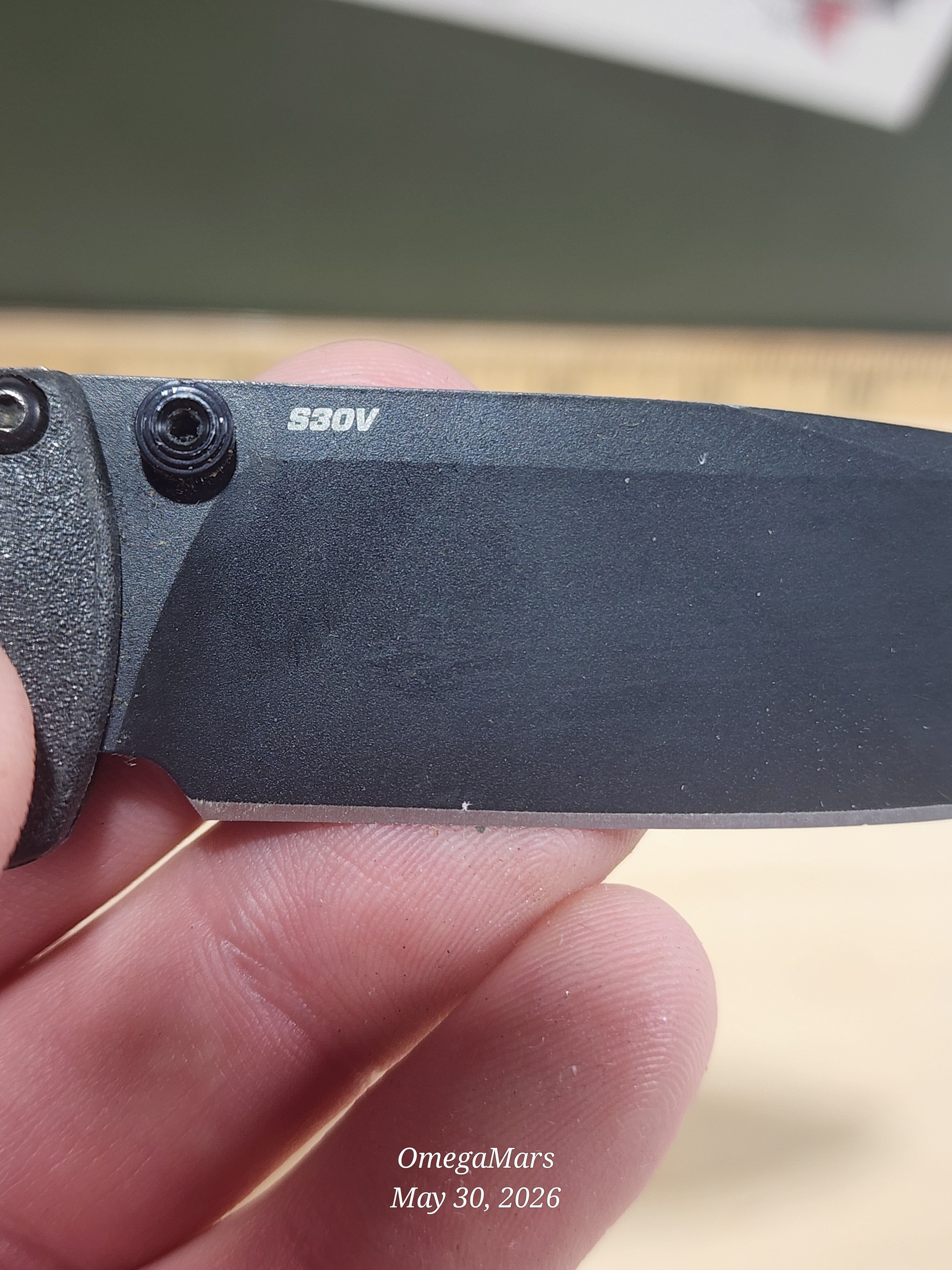 BENCHMADE 535 Bugout S30V - Light Usage - Dirty #7