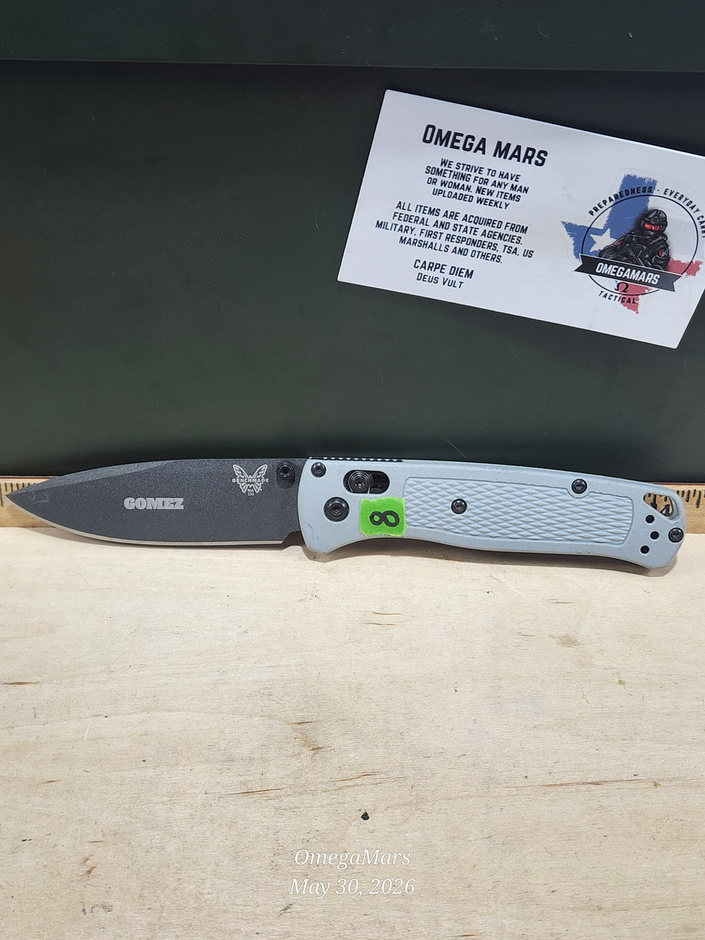 BENCHMADE 535 Bugout S30V - Light Usage - Dirty #8