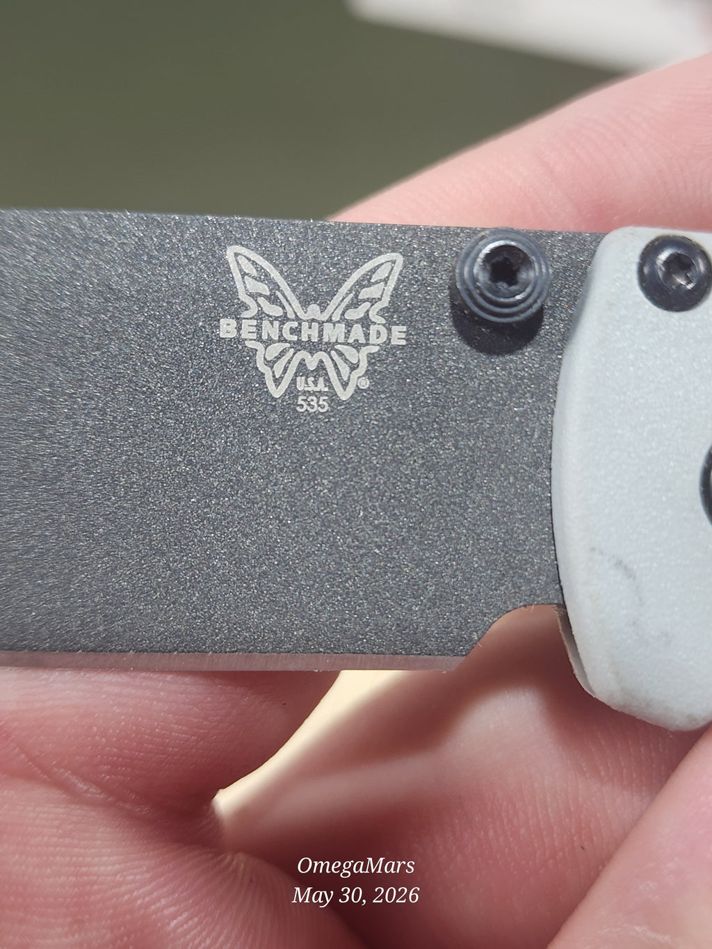 BENCHMADE 535 Bugout S30V - Light Usage - Dirty #8