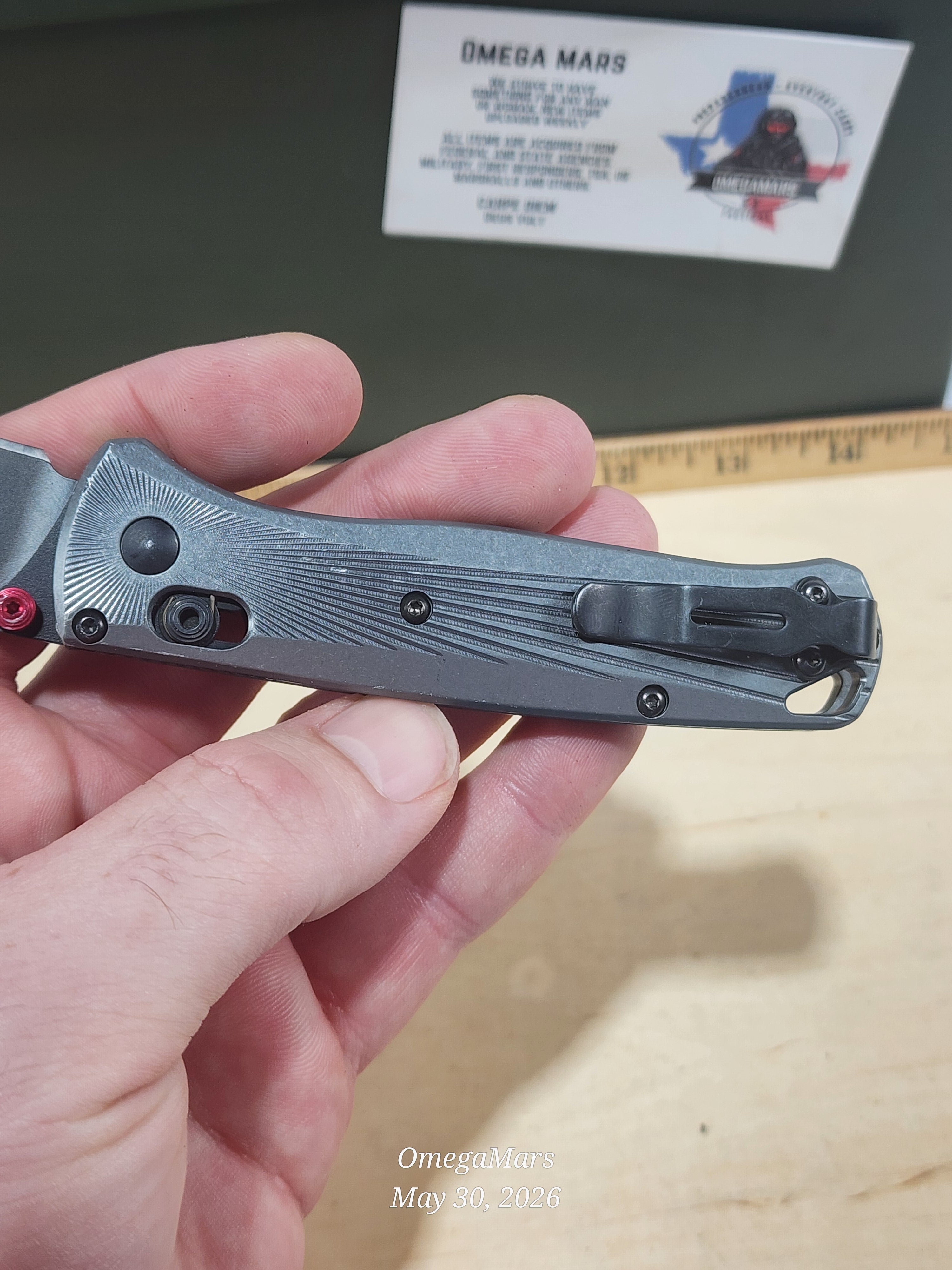 BENCHMADE 535 Bugout M390 - Light Usage - Dirty #10