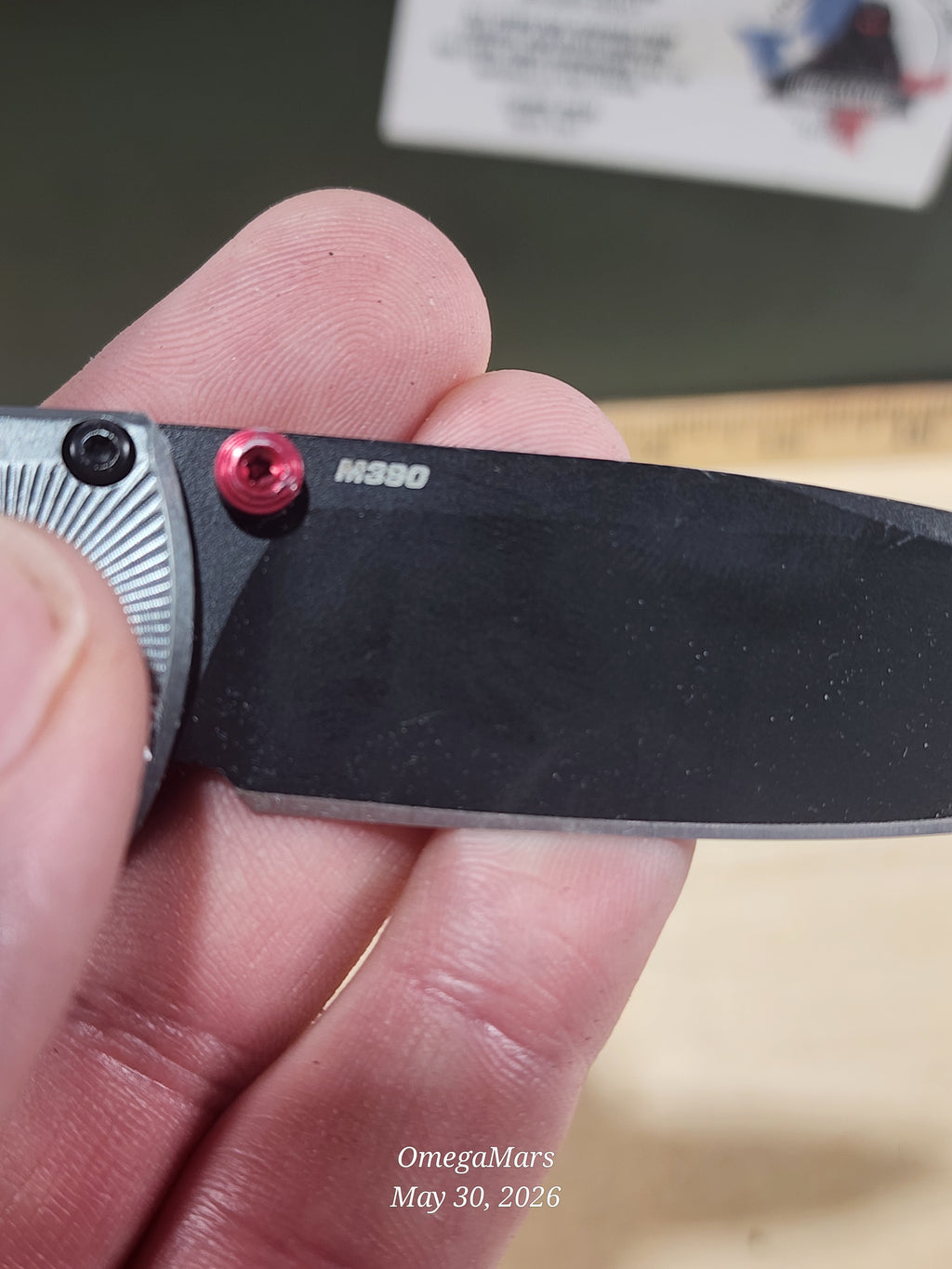 BENCHMADE 535 Bugout M390 - Light Usage - Dirty #10