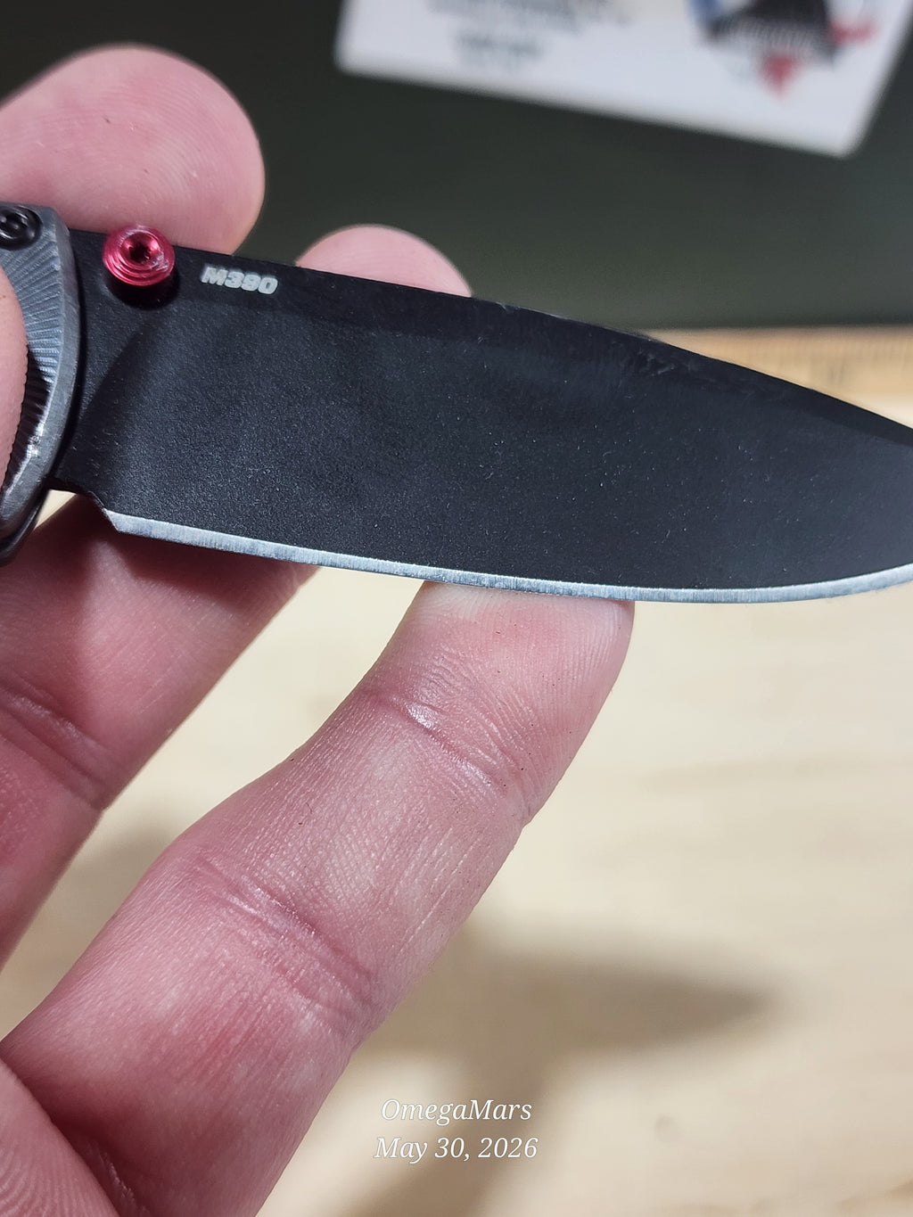 BENCHMADE 535 Bugout M390 - Light Usage - Dirty #10
