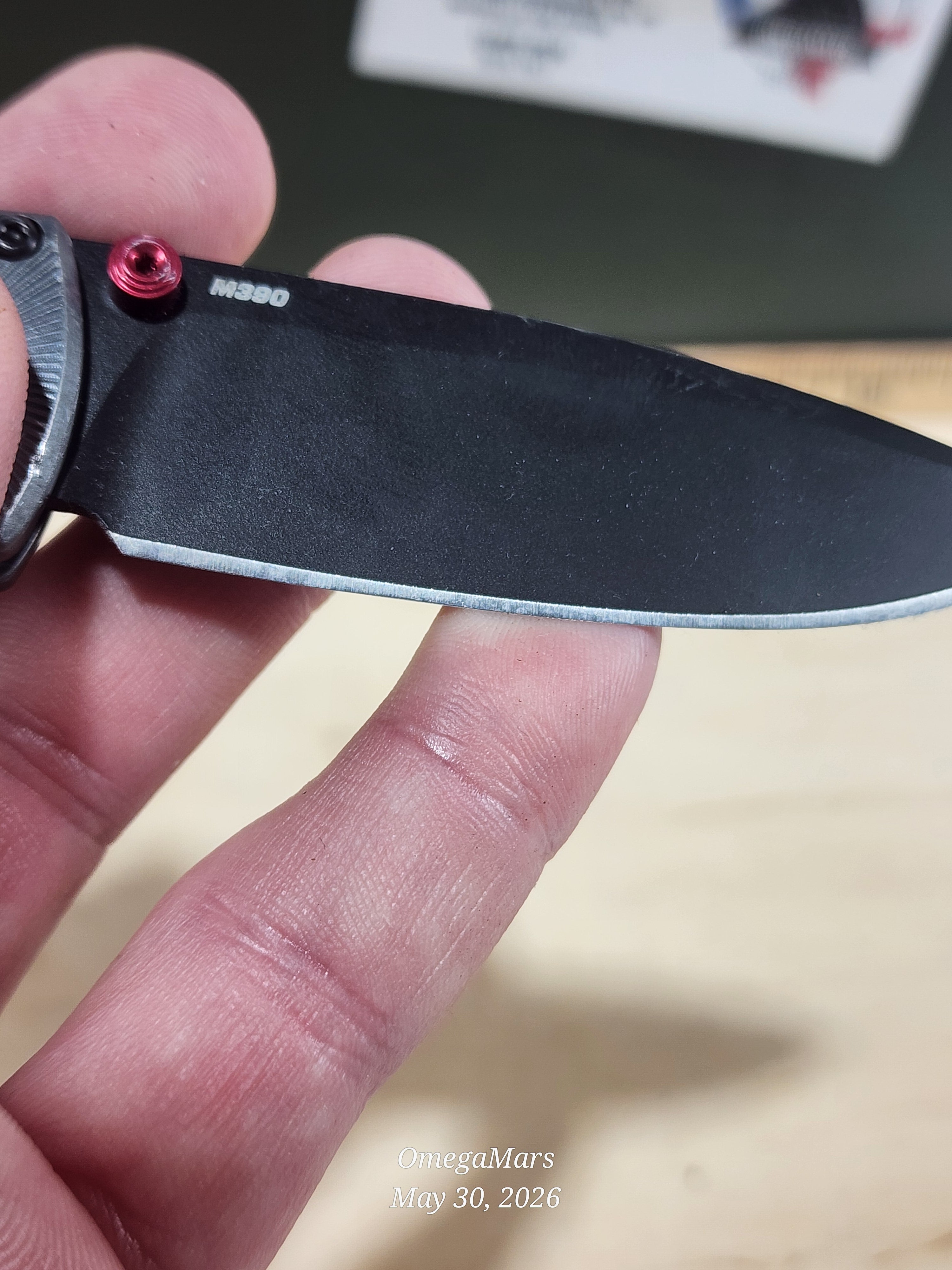 BENCHMADE 535 Bugout M390 - Light Usage - Dirty #10