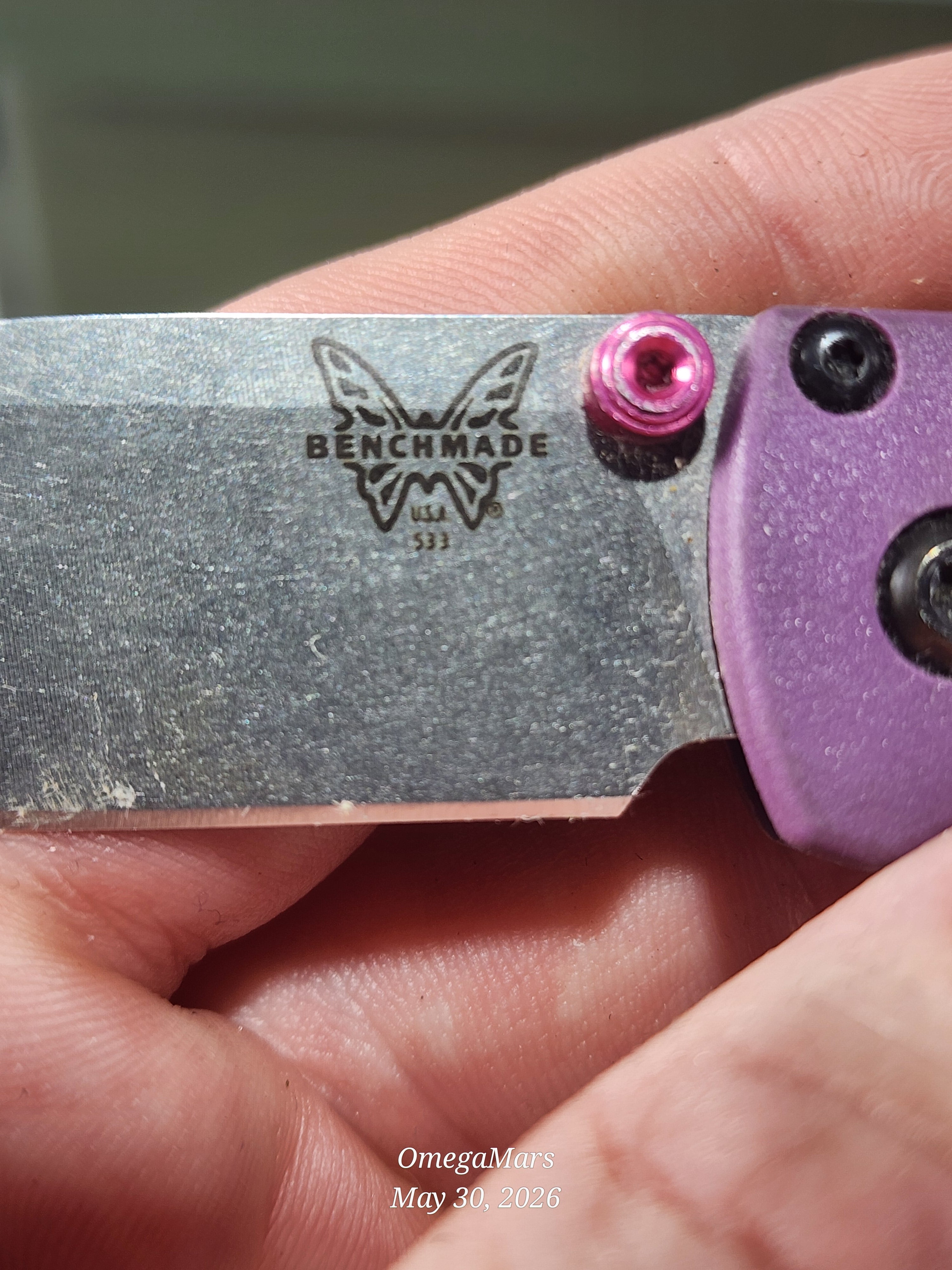 BENCHMADE 533 Mini Bugout S30V - Light Usage - Dirty #13