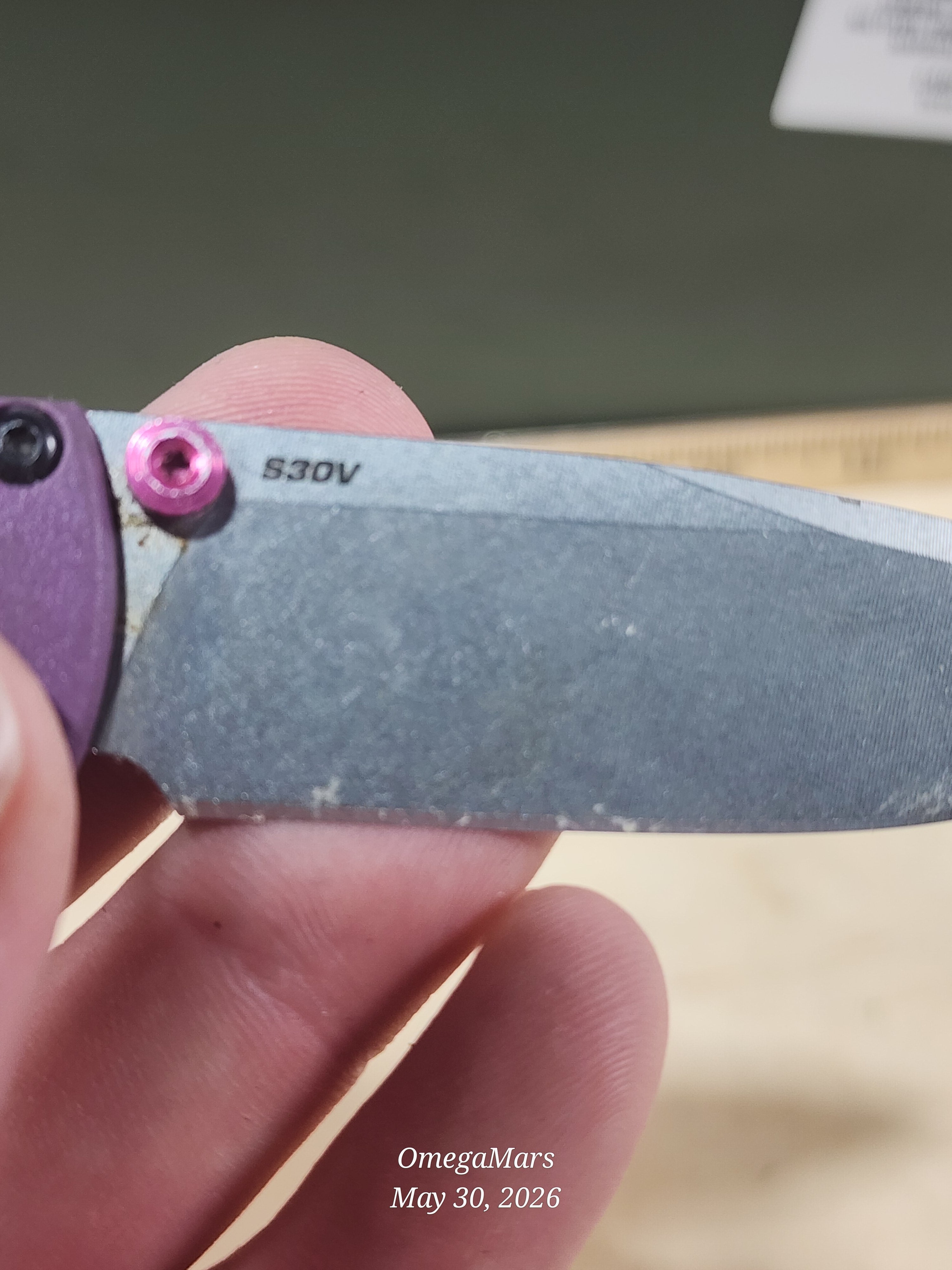 BENCHMADE 533 Mini Bugout S30V - Light Usage - Dirty #13