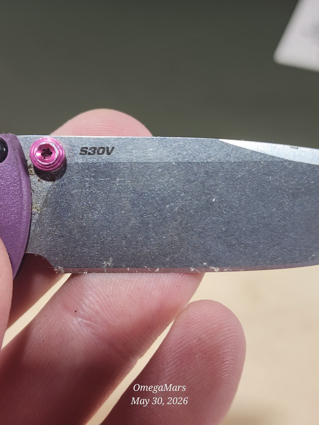 BENCHMADE 533 Mini Bugout S30V - Light Usage - Dirty #13