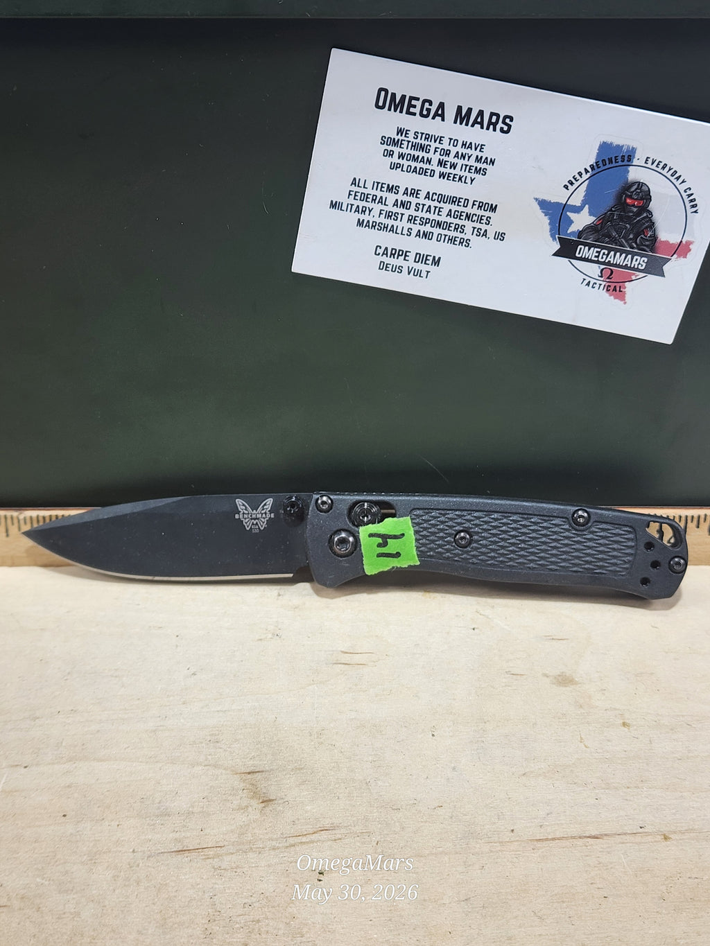 BENCHMADE 533 Mini Bugout S30V - Light Usage - Dirty #14
