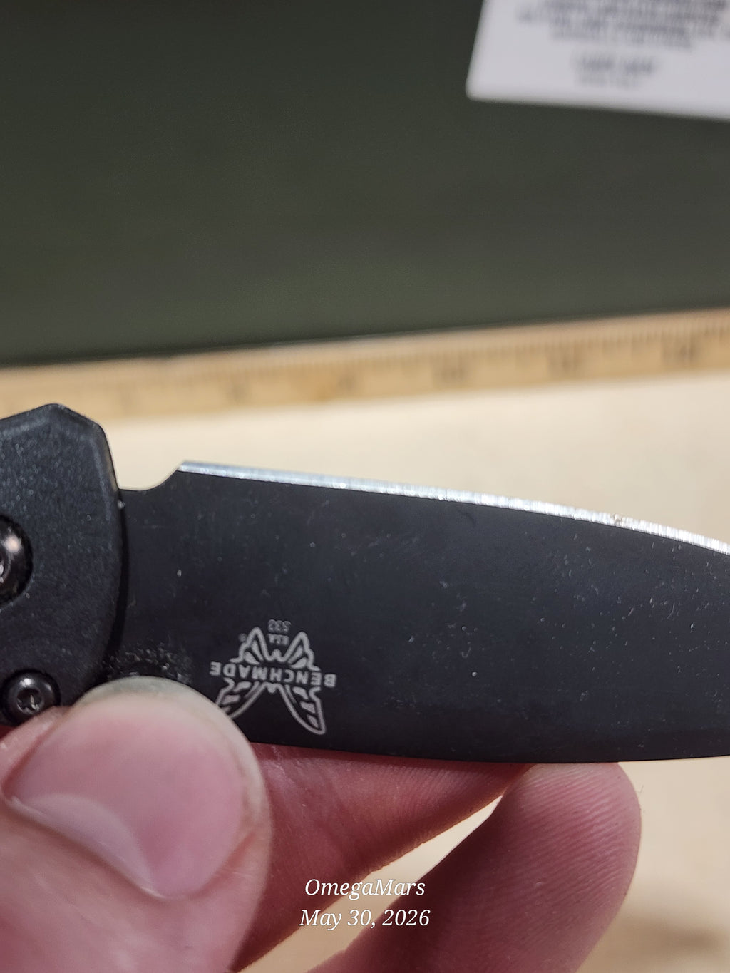 BENCHMADE 533 Mini Bugout S30V - Light Usage - Dirty #14