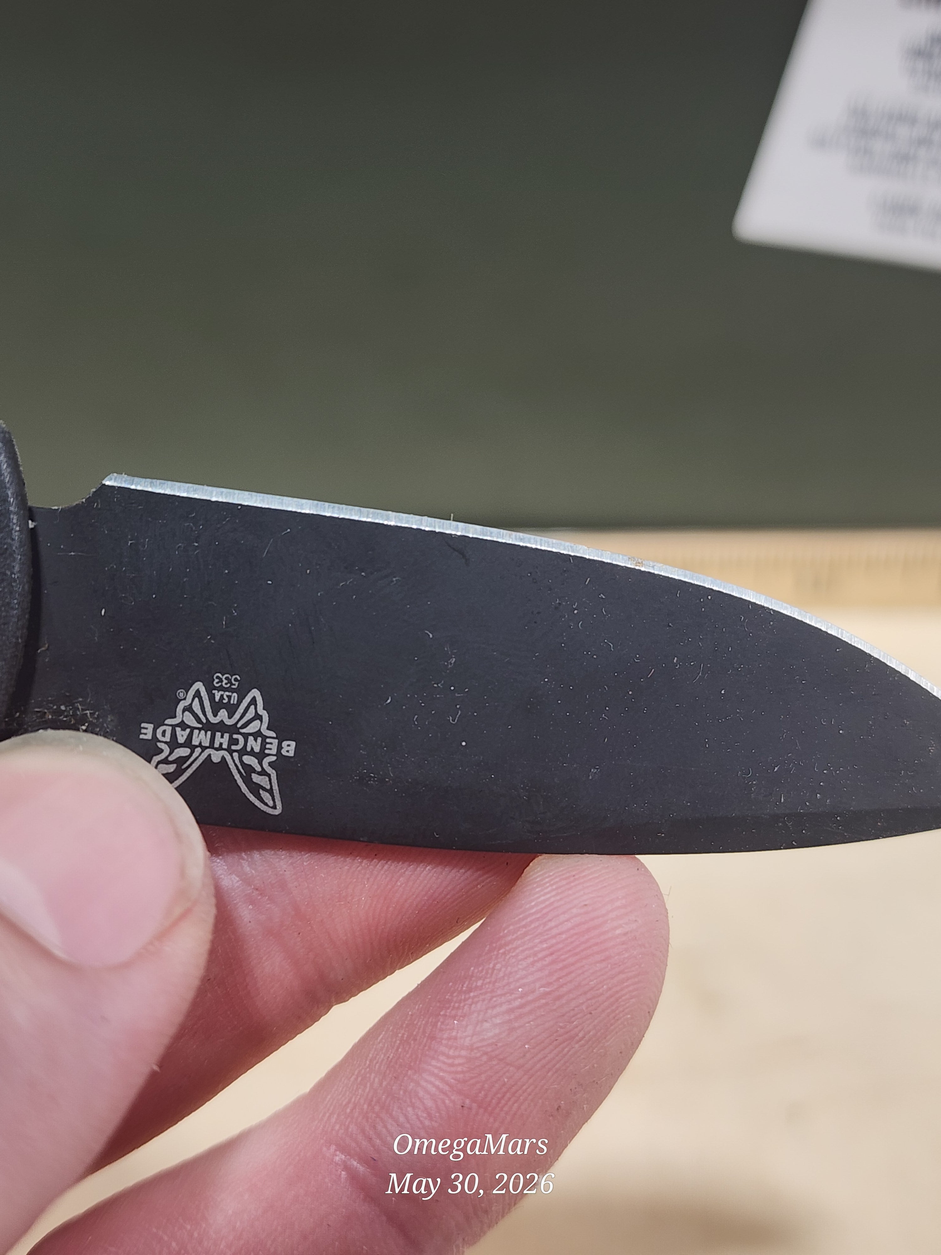 BENCHMADE 533 Mini Bugout S30V - Light Usage - Dirty #14