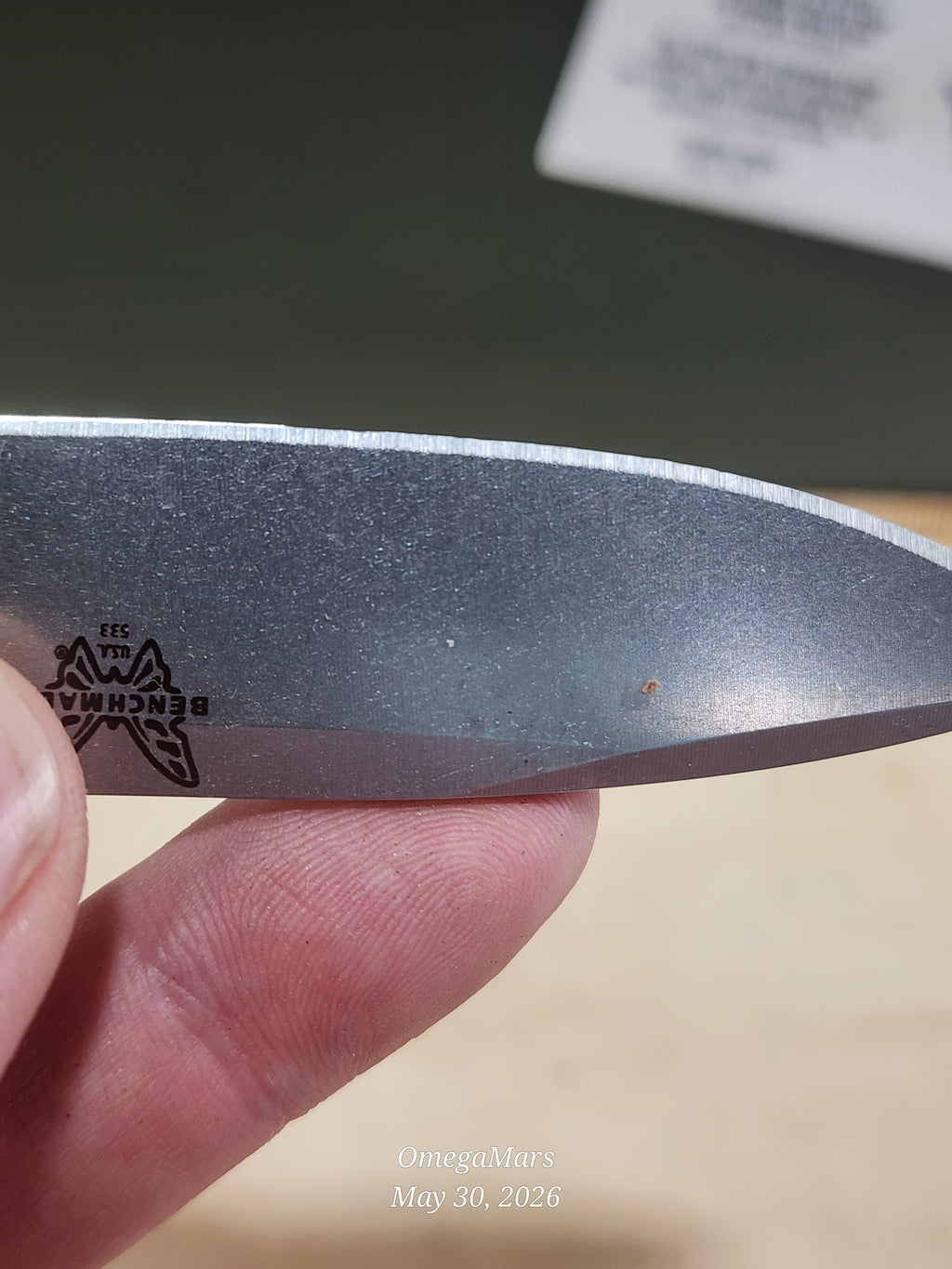 BENCHMADE 533 Mini Bugout S30V - Light Usage - Dirty #15