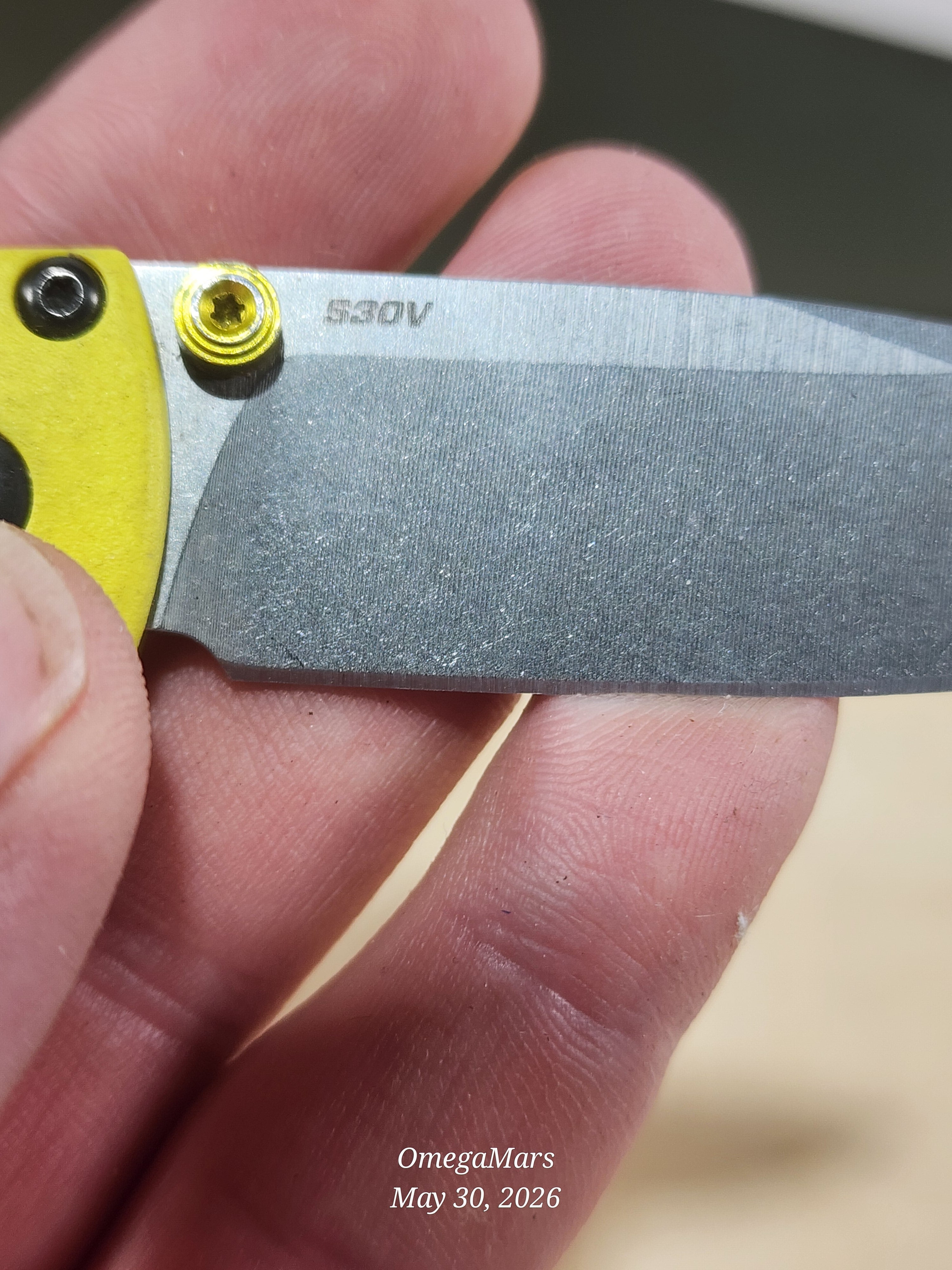 BENCHMADE 533 Mini Bugout S30V - Light Usage - Dirty #15