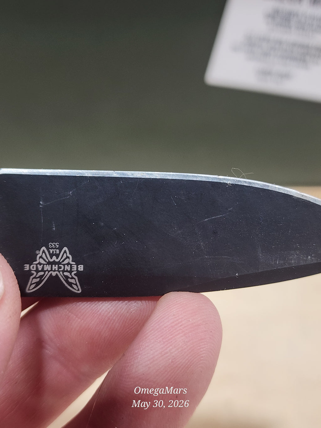 BENCHMADE 533 Mini Bugout S30V - Light Usage - Dirty #18