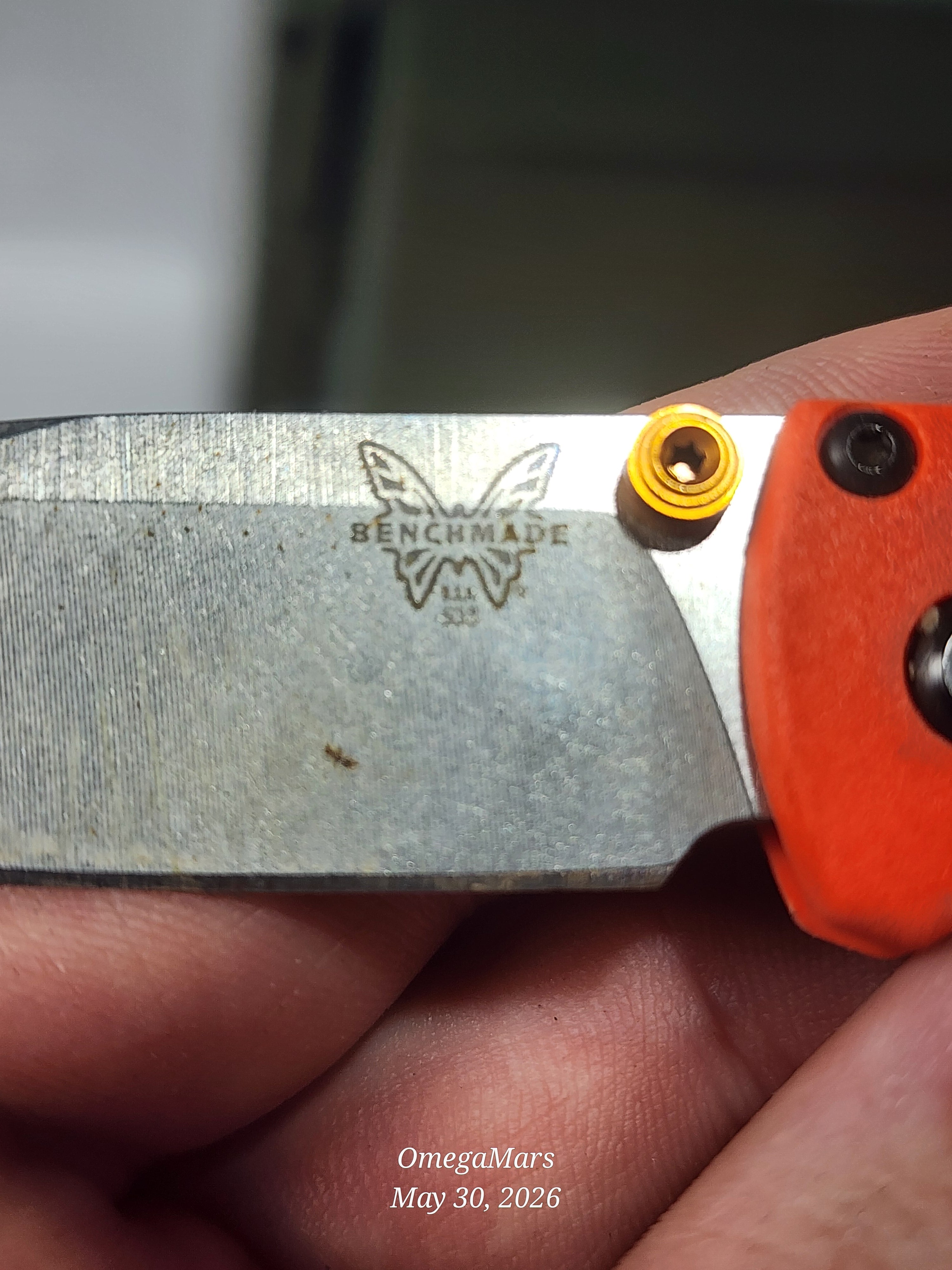 BENCHMADE 533 Mini Bugout S30V - Light Usage - Dirty #19
