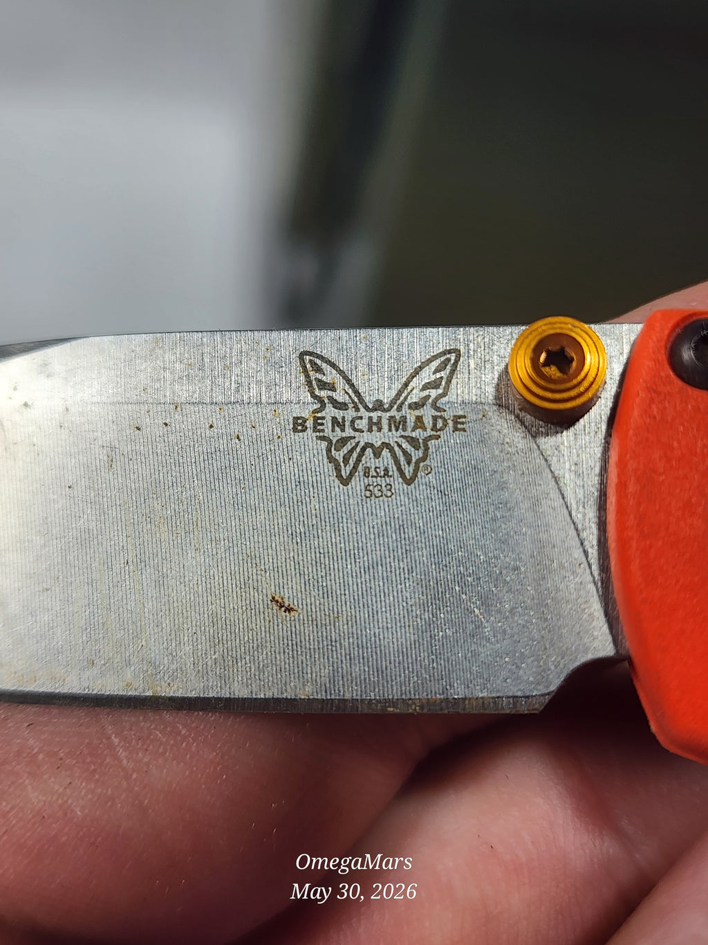 BENCHMADE 533 Mini Bugout S30V - Light Usage - Dirty #19