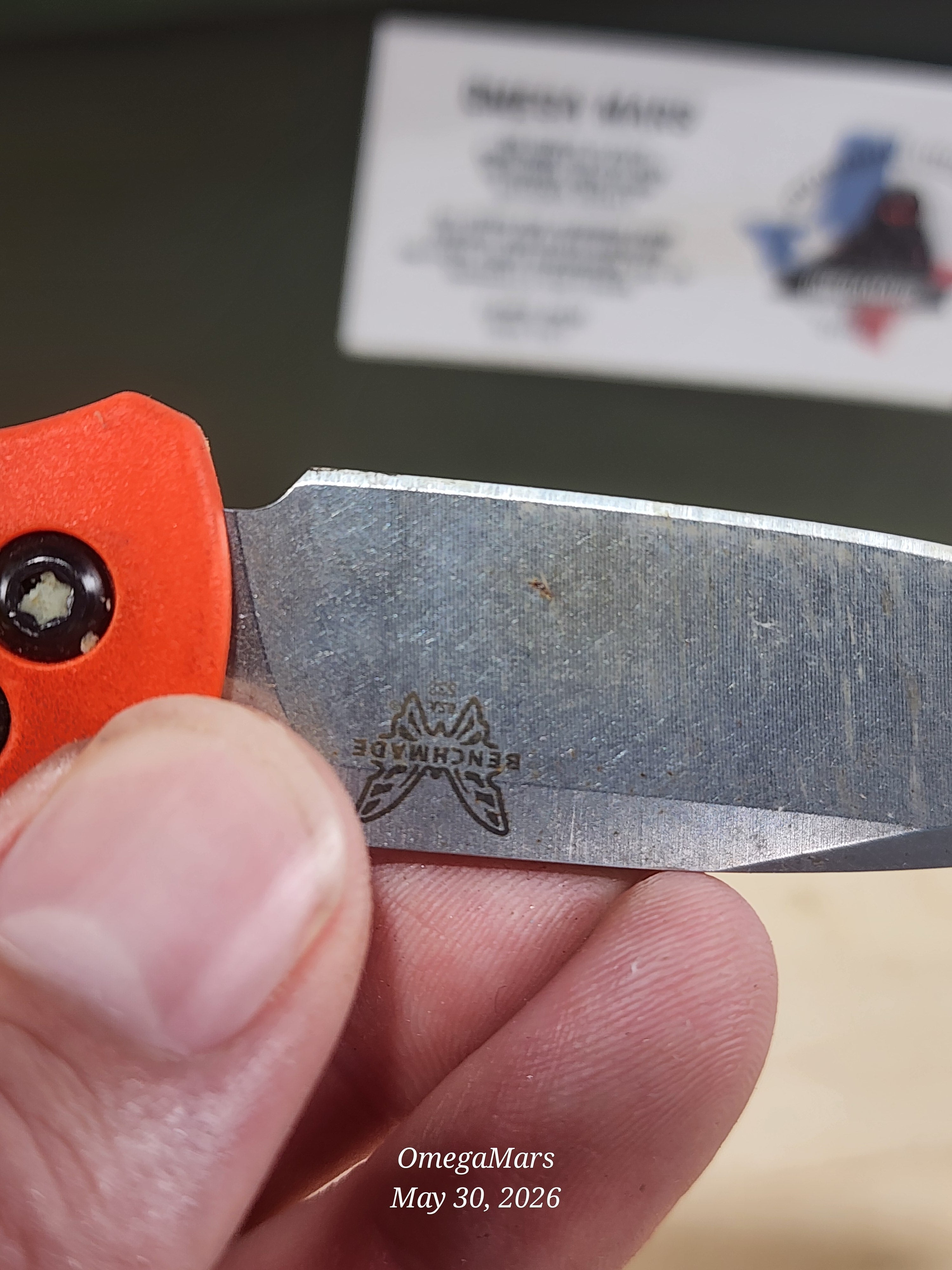 BENCHMADE 533 Mini Bugout S30V - Light Usage - Dirty #19