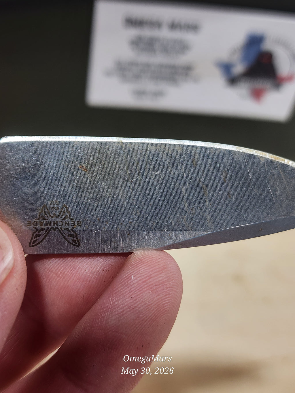 BENCHMADE 533 Mini Bugout S30V - Light Usage - Dirty #19