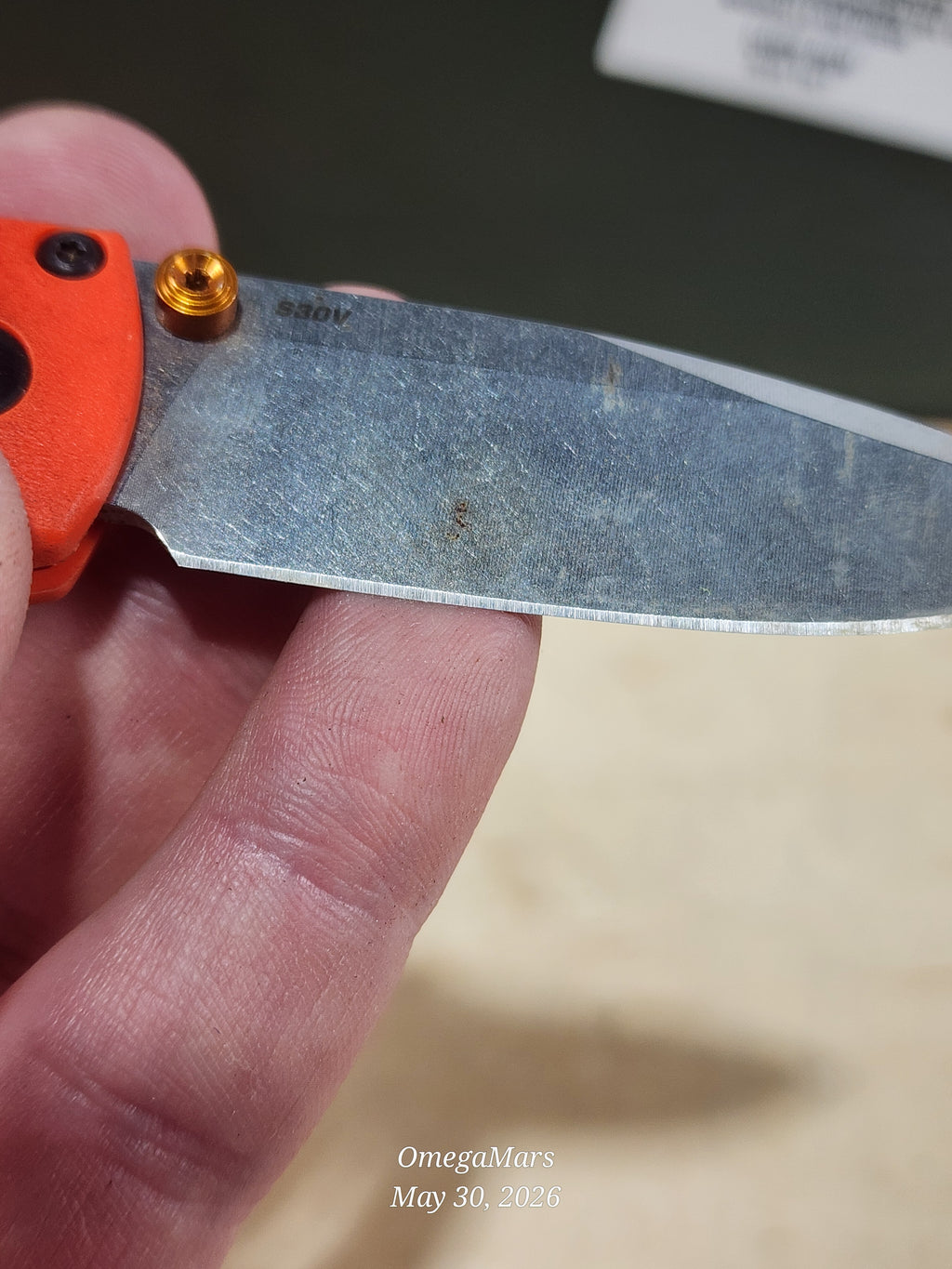 BENCHMADE 533 Mini Bugout S30V - Light Usage - Dirty #19