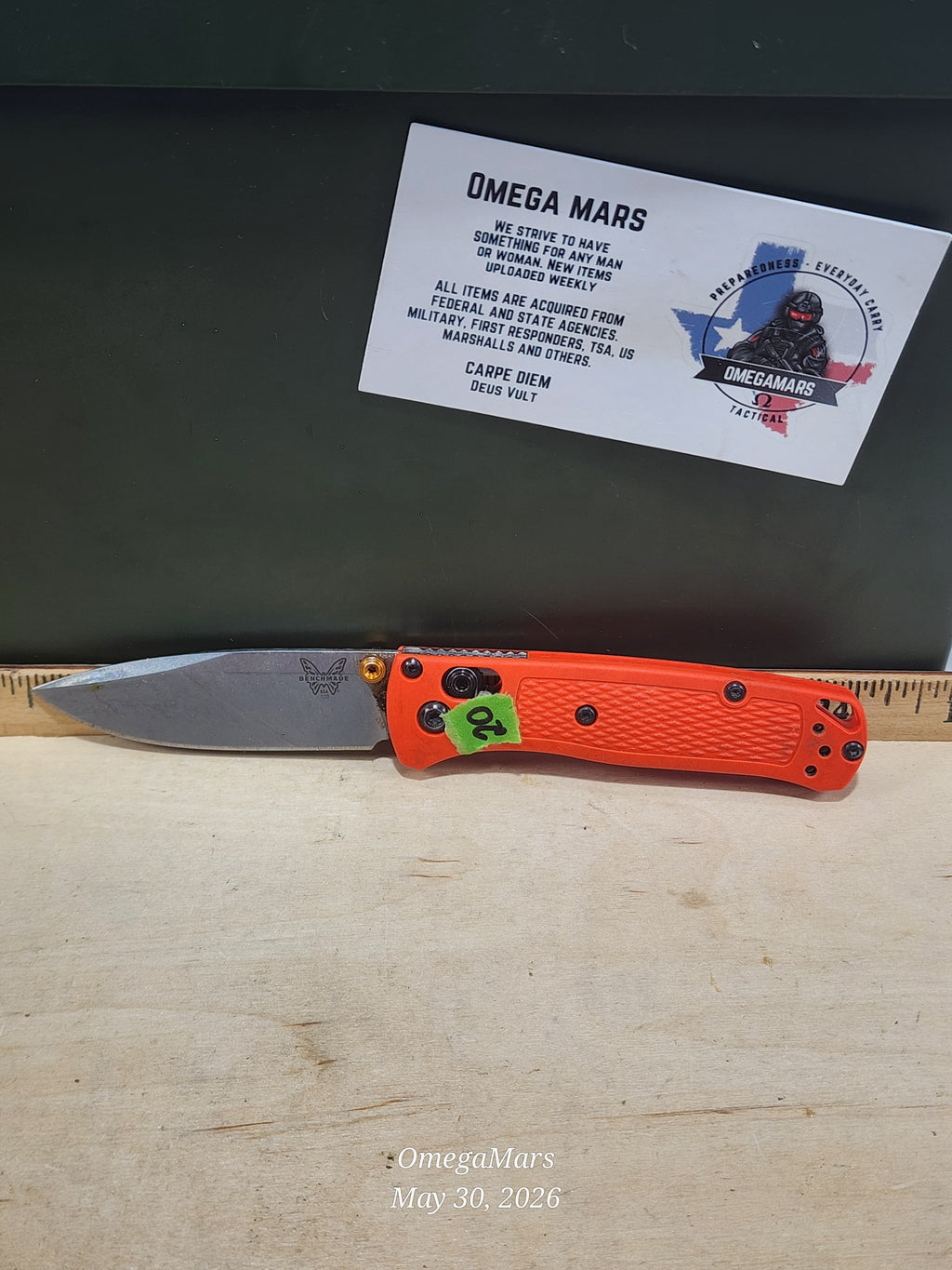 BENCHMADE 533 Mini Bugout S30V - Light Usage - Dirty #20
