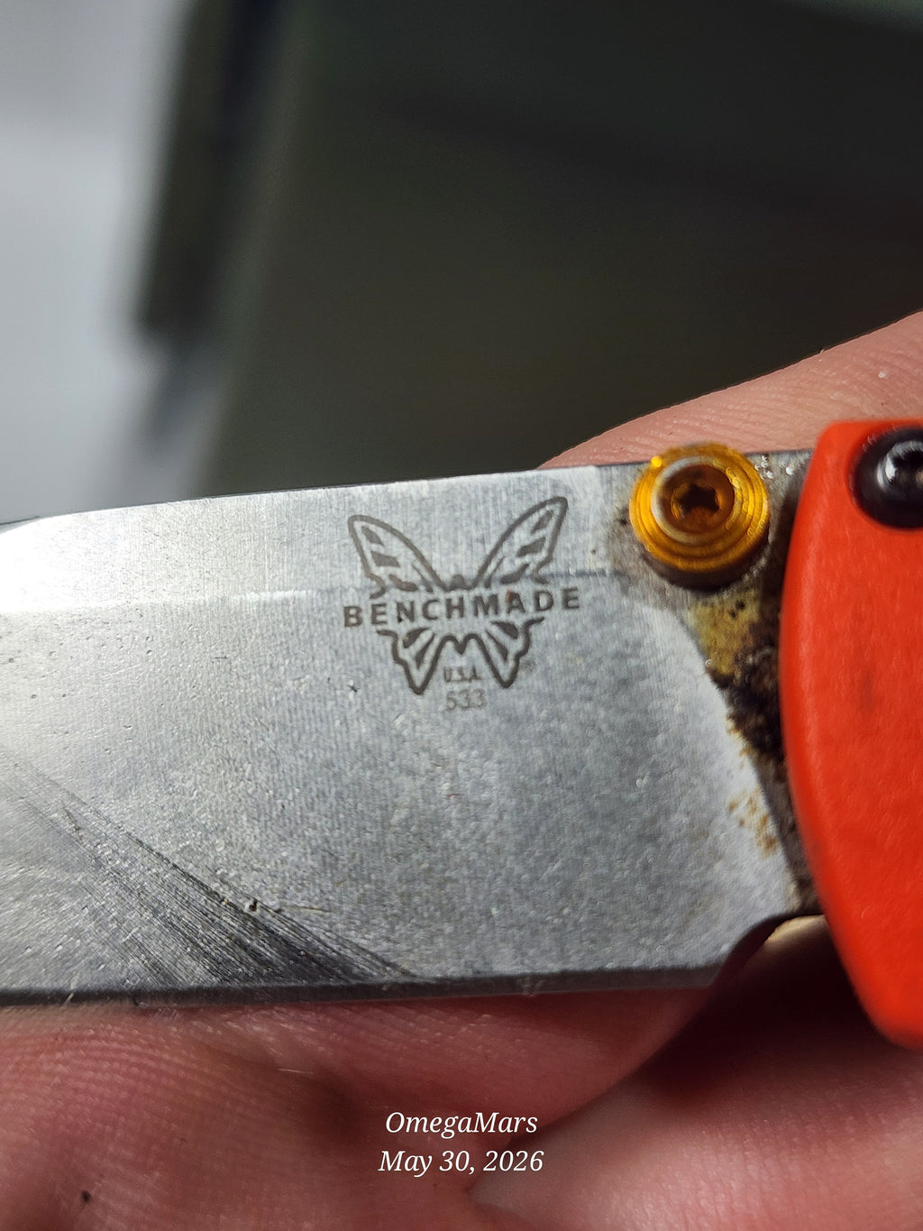 BENCHMADE 533 Mini Bugout S30V - Light Usage - Dirty #20