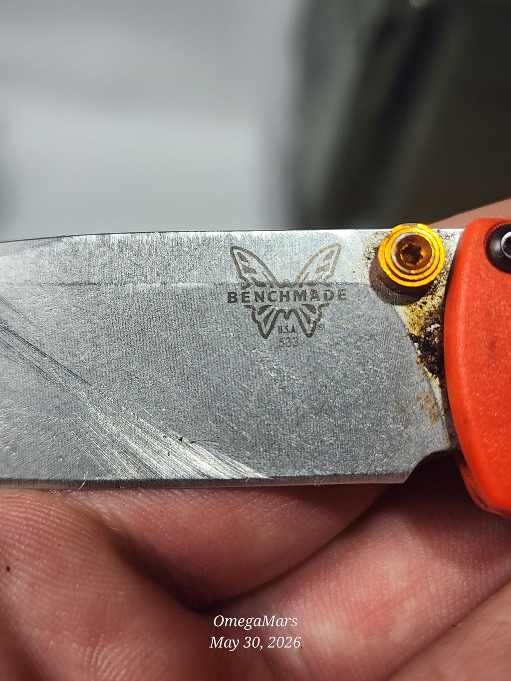 BENCHMADE 533 Mini Bugout S30V - Light Usage - Dirty #20