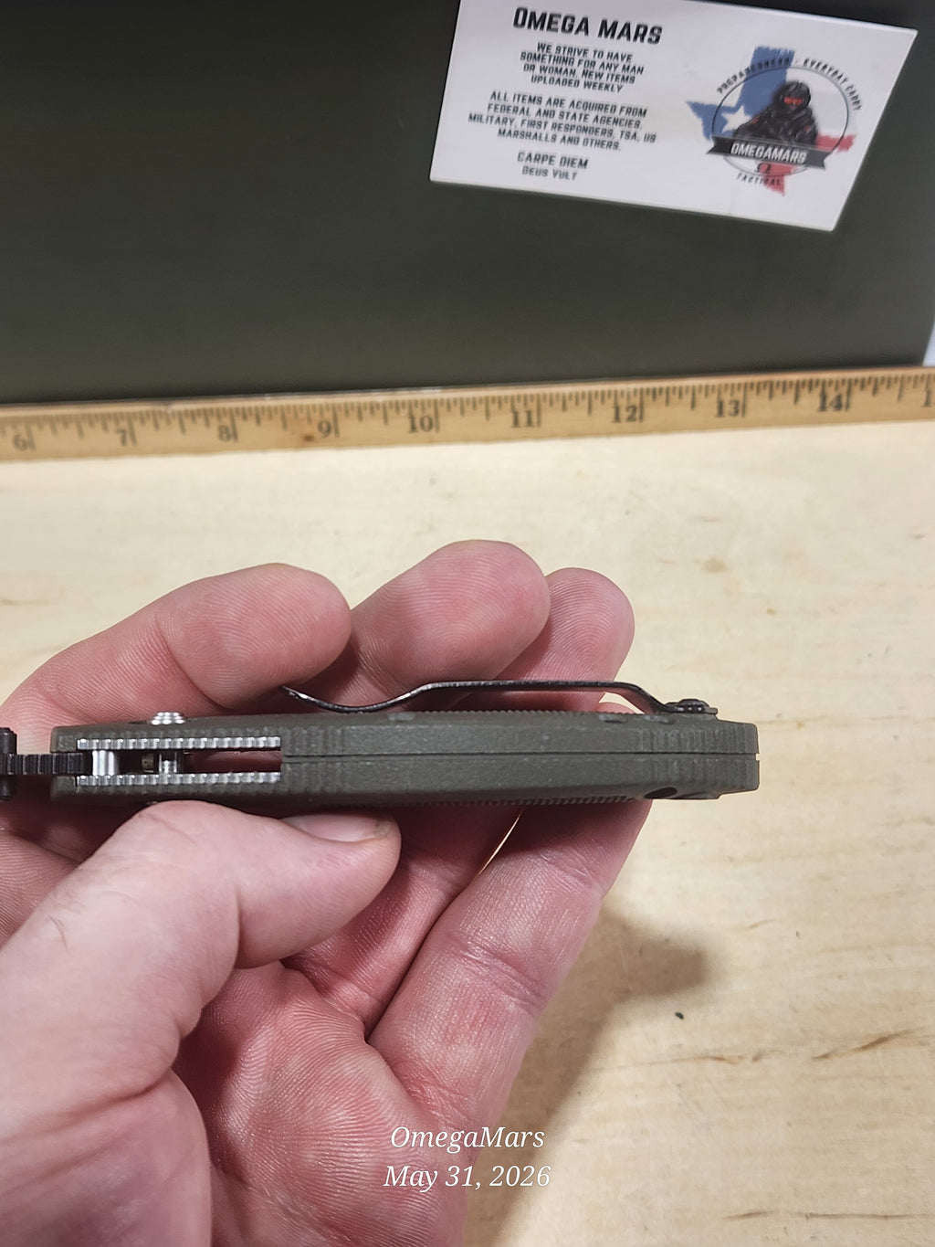 BENCHMADE 556-154CM Mini Griptilian - Light Usage - #21Gr