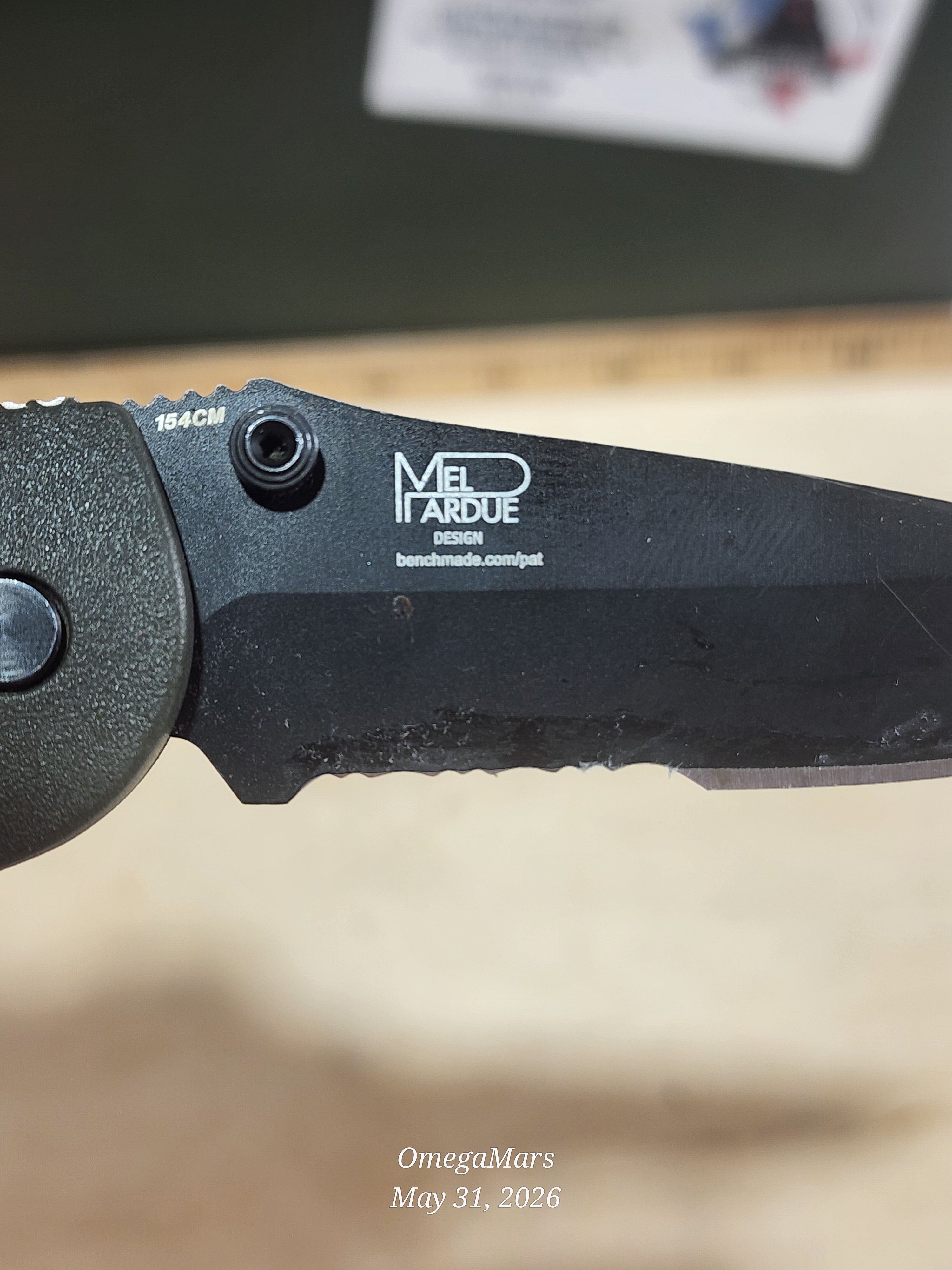 BENCHMADE 556-154CM Mini Griptilian - Light Usage - #21Gr