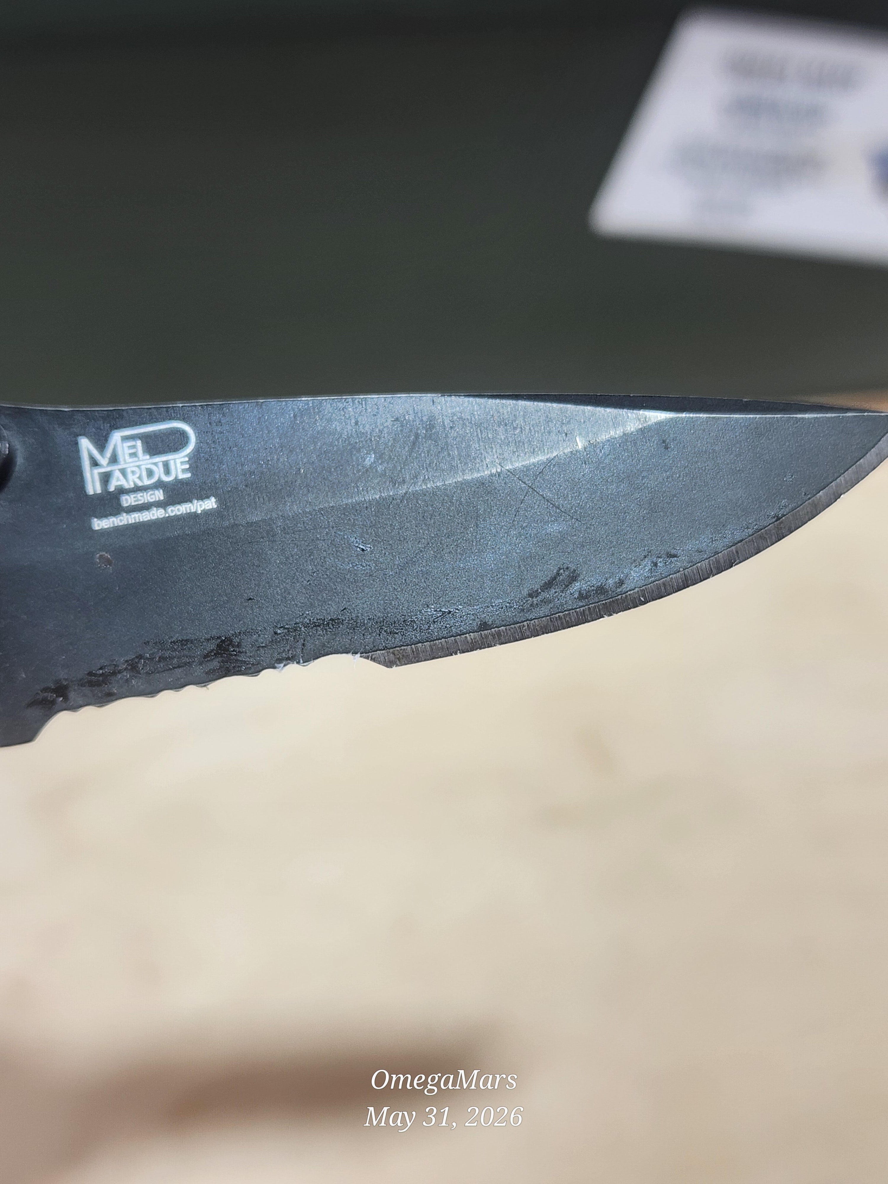 BENCHMADE 556-154CM Mini Griptilian - Light Usage - #21Gr