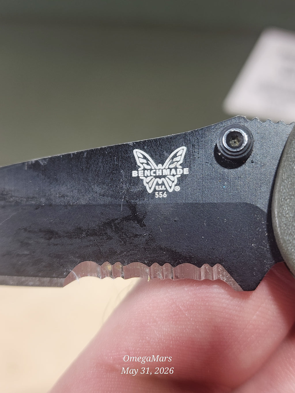 BENCHMADE 556-154CM Mini Griptilian - Light Usage - #21Gr