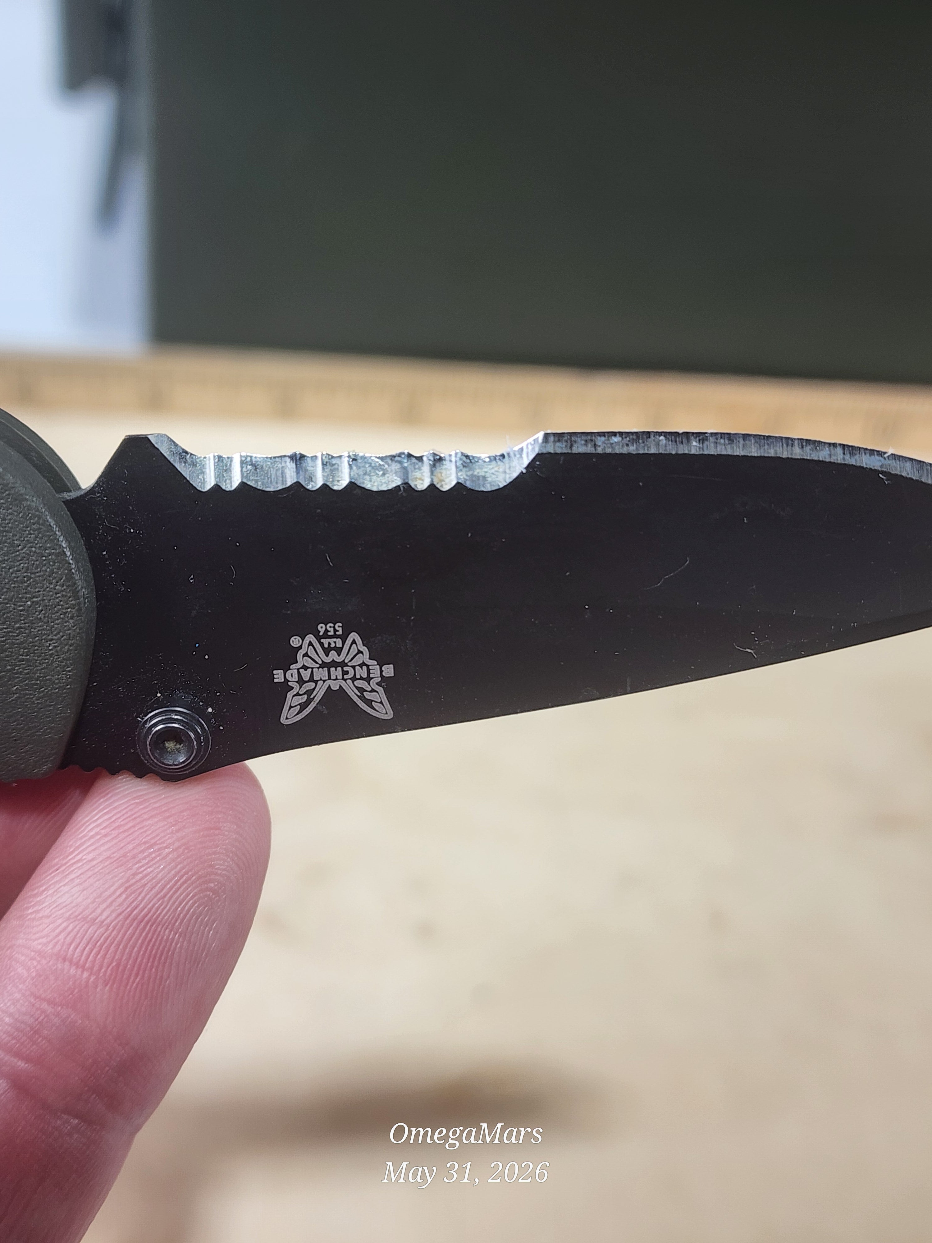 BENCHMADE 556-154CM Mini Griptilian - Light Usage - #21Gr