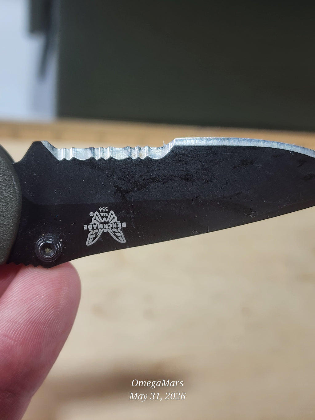 BENCHMADE 556-154CM Mini Griptilian - Light Usage - #21Gr