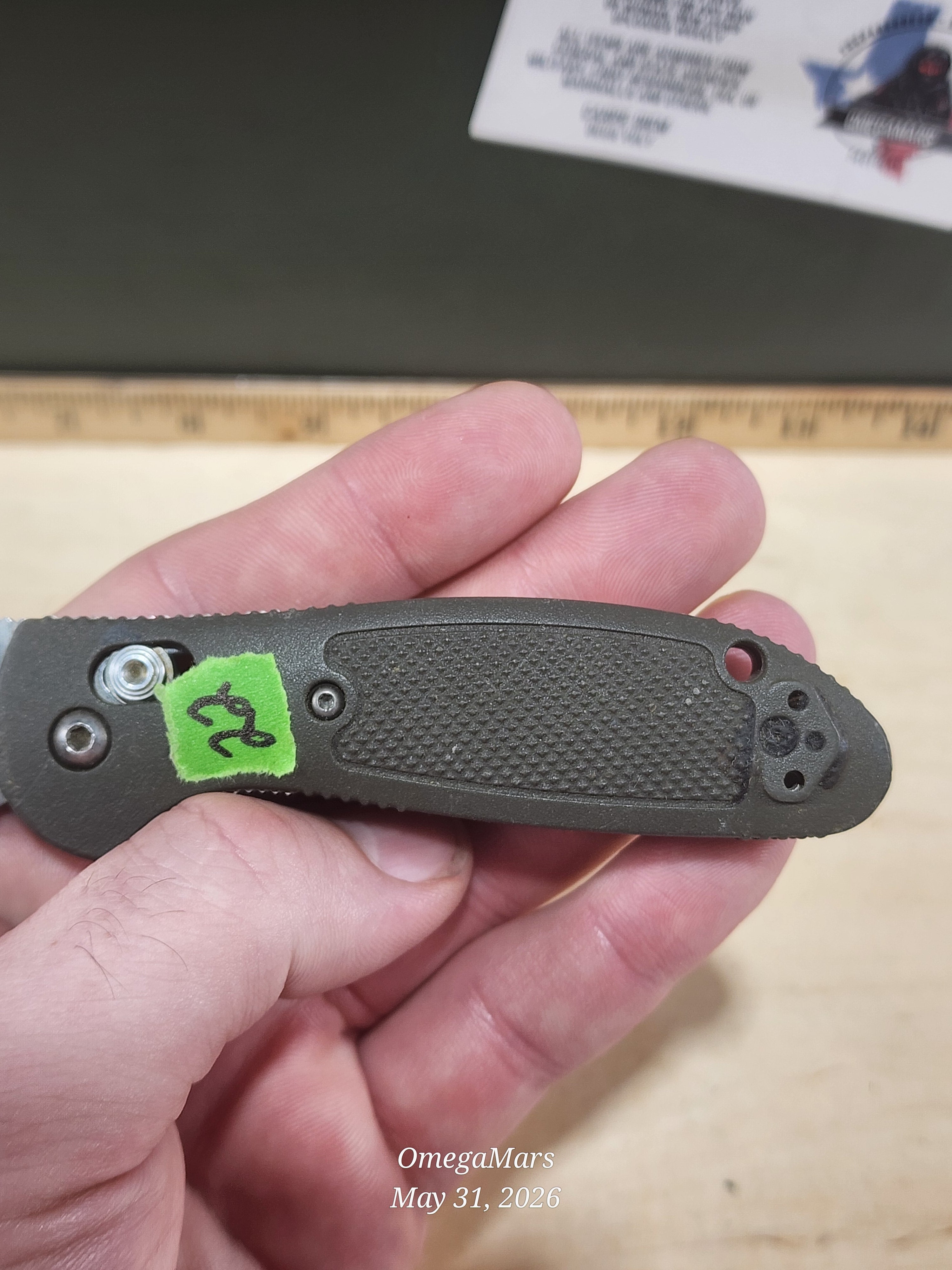 BENCHMADE 556-154CM Mini Griptilian - Light Usage - #22Gr