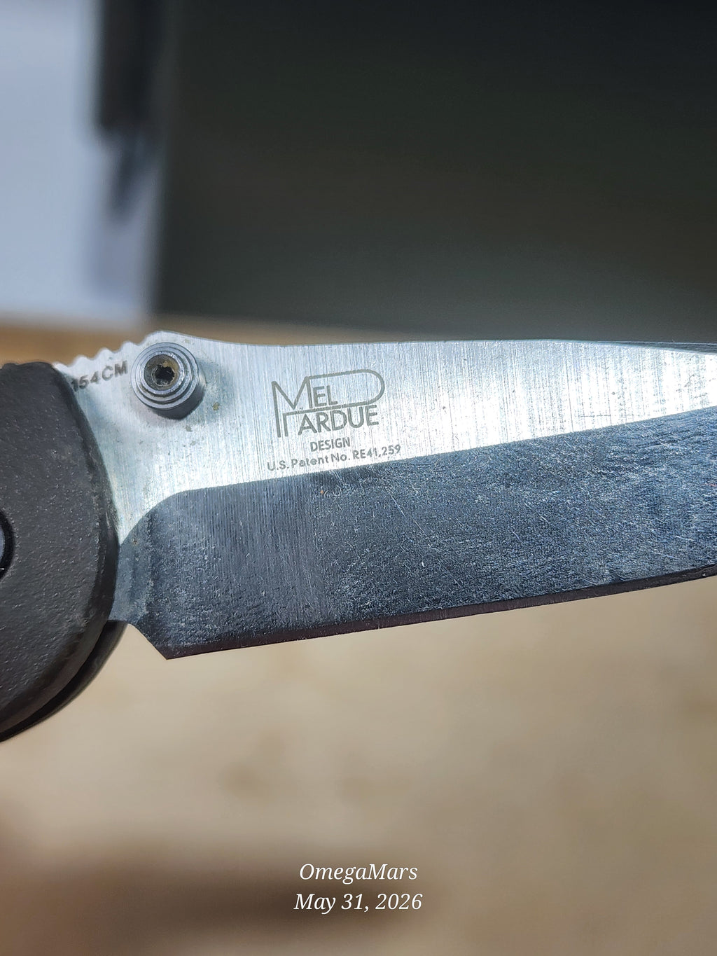 BENCHMADE 556-154CM Mini Griptilian - Light Usage - #22Gr