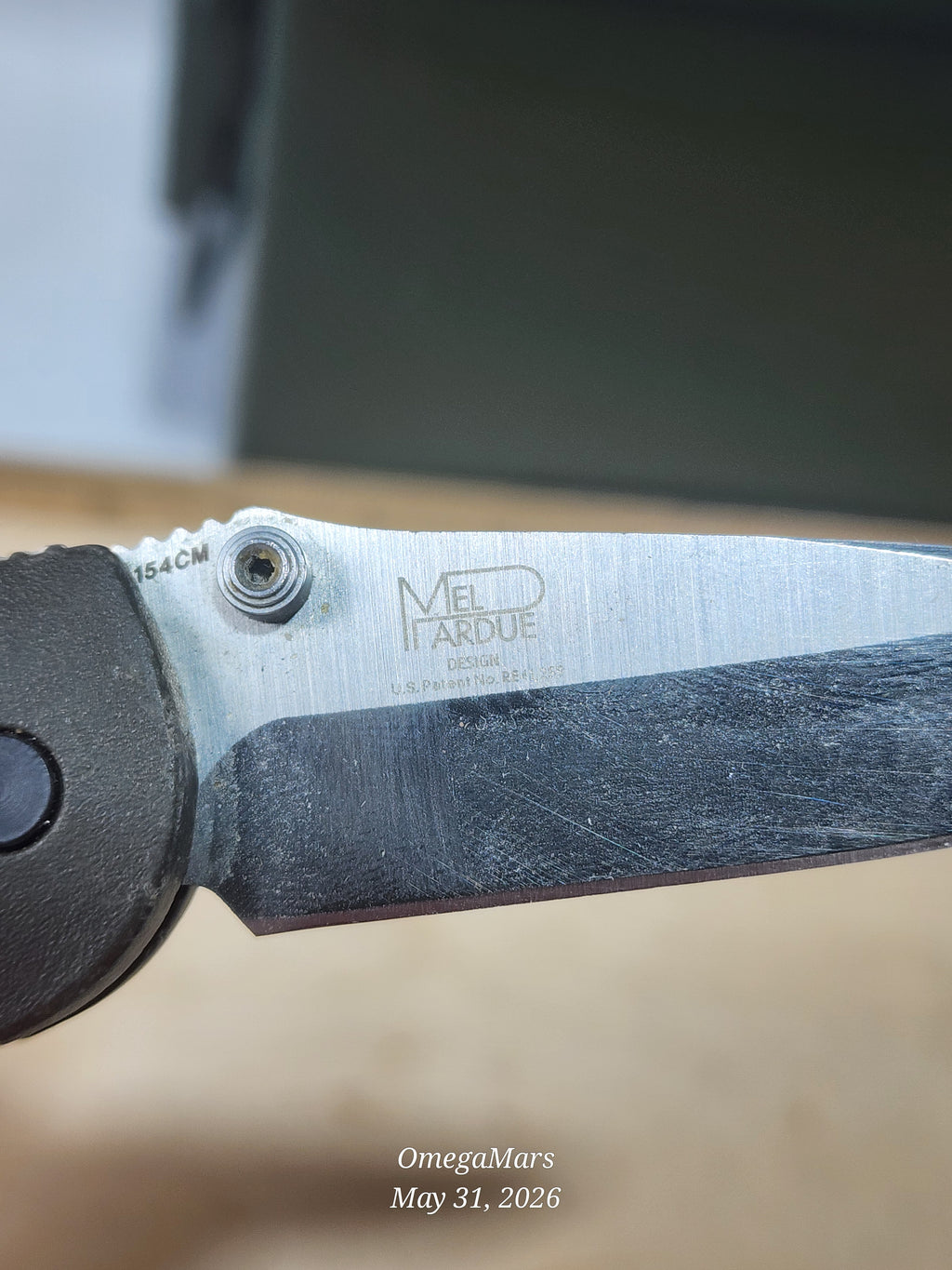 BENCHMADE 556-154CM Mini Griptilian - Light Usage - #22Gr